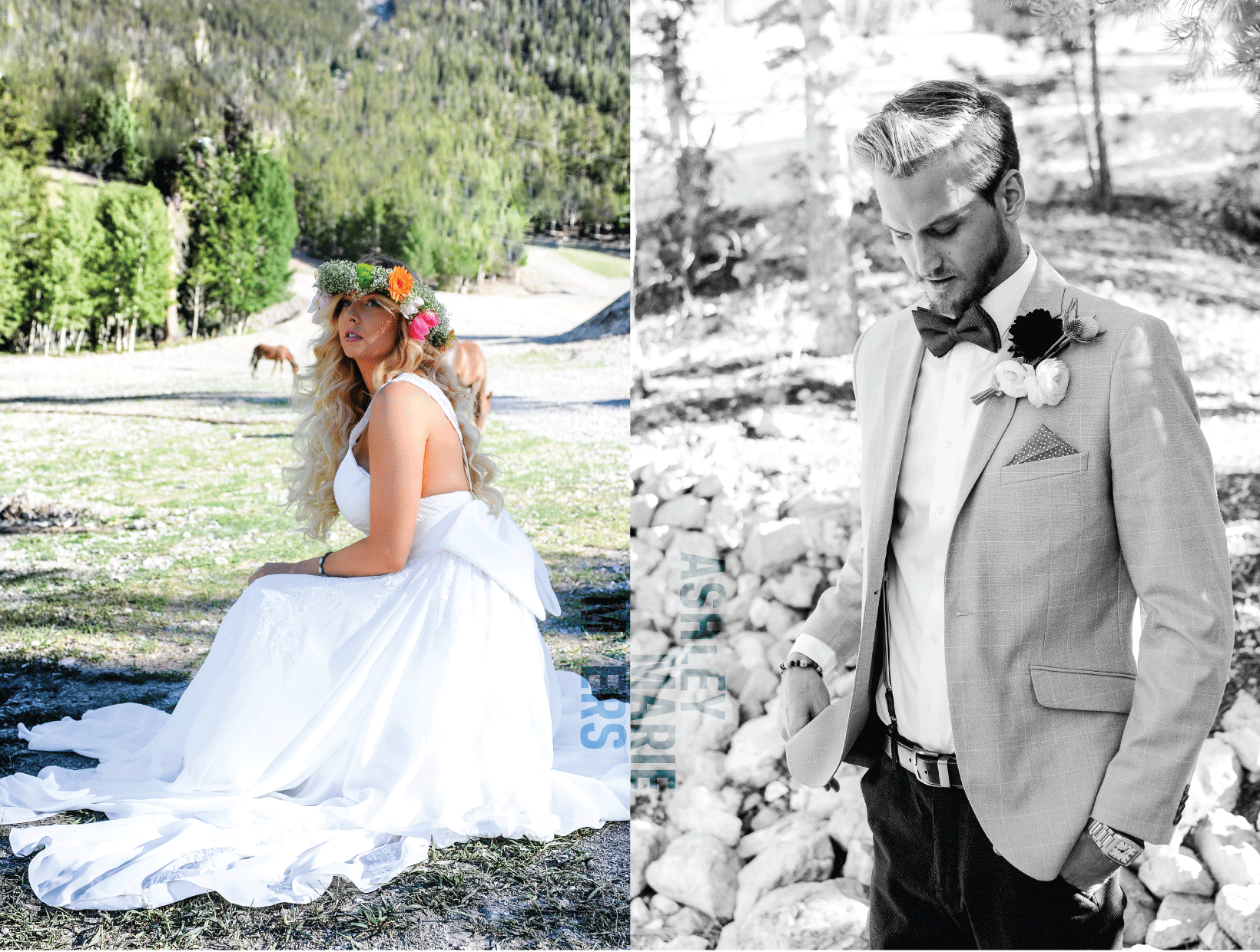 Mount Charleston Wedding, Bohemian Las Vegas Wedding, Las Vegas Boho Wedding, Flora Pop Flowers