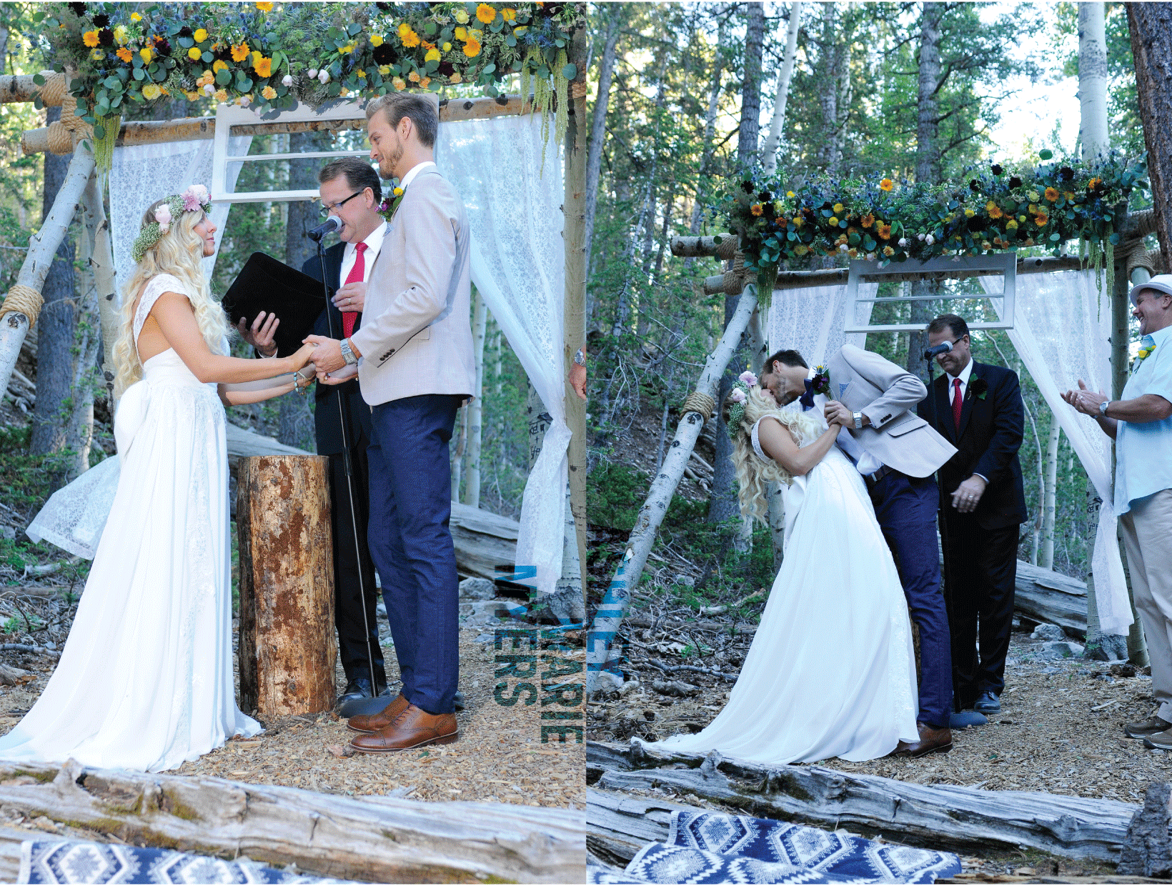 Mount Charleston Wedding, Bohemian Las Vegas Wedding, Las Vegas Boho Wedding, Flora Pop Flowers
