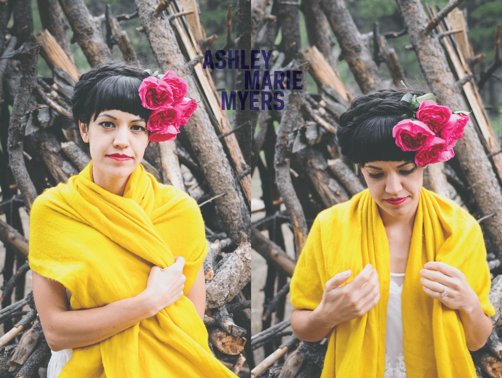 Flora Pop, Mount Charleston, Las Vegas, Frida Kahlo, wedding, bouquet, Gypsy Junkies