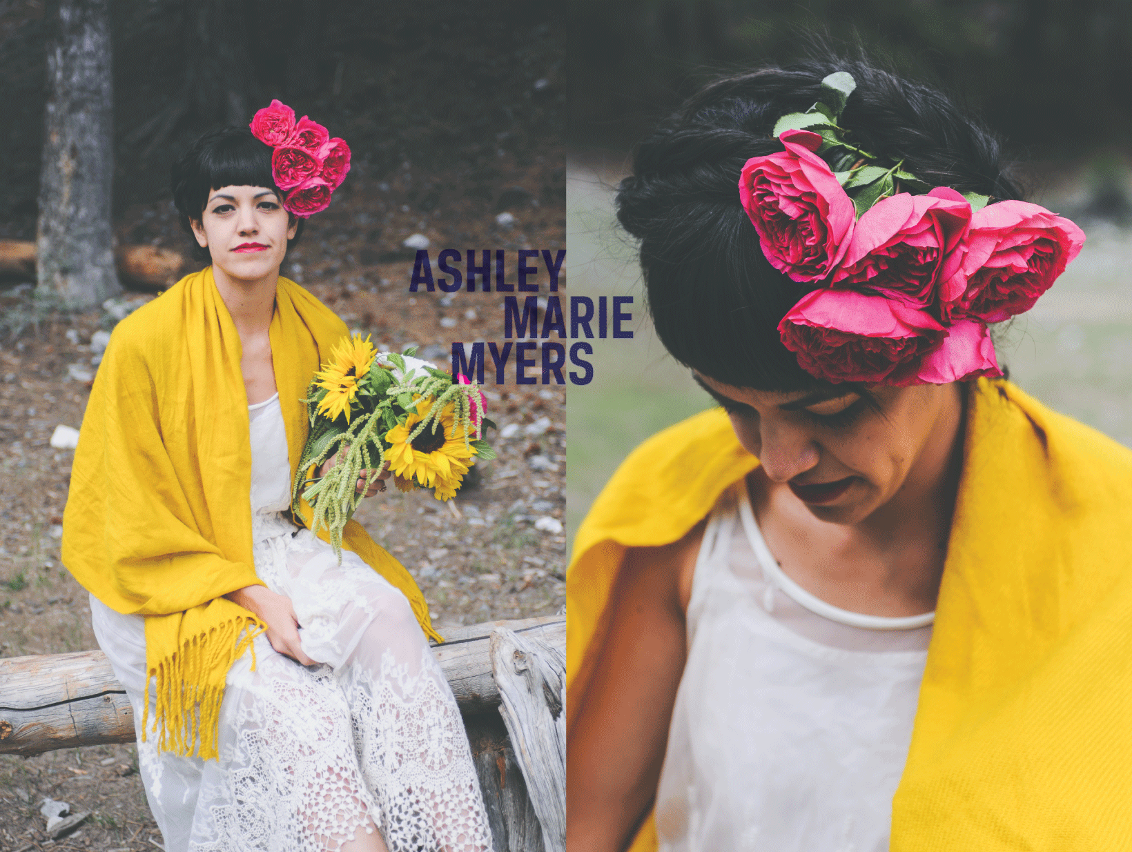 Flora Pop, Mount Charleston, Las Vegas, Frida Kahlo, wedding, bouquet, Gypsy Junkies