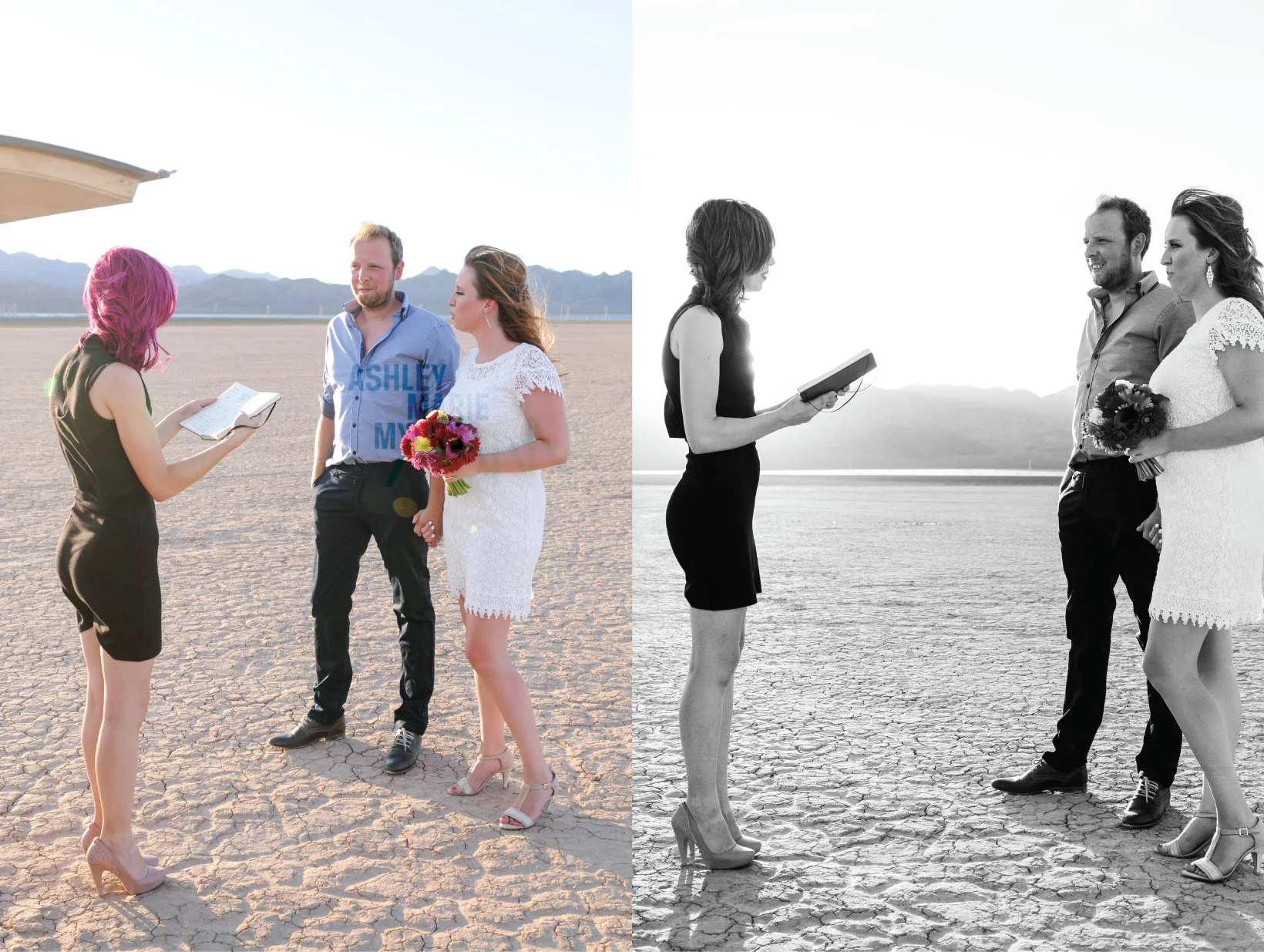 FLORA POP DRY LAKE BED ELOPEMENT WEDDING CEREMONY, LAS VEGAS ELOPEMENT, POP UP WEDDING, LAS VEGAS POP UP WEDDING, FLORA POP WEDDING 