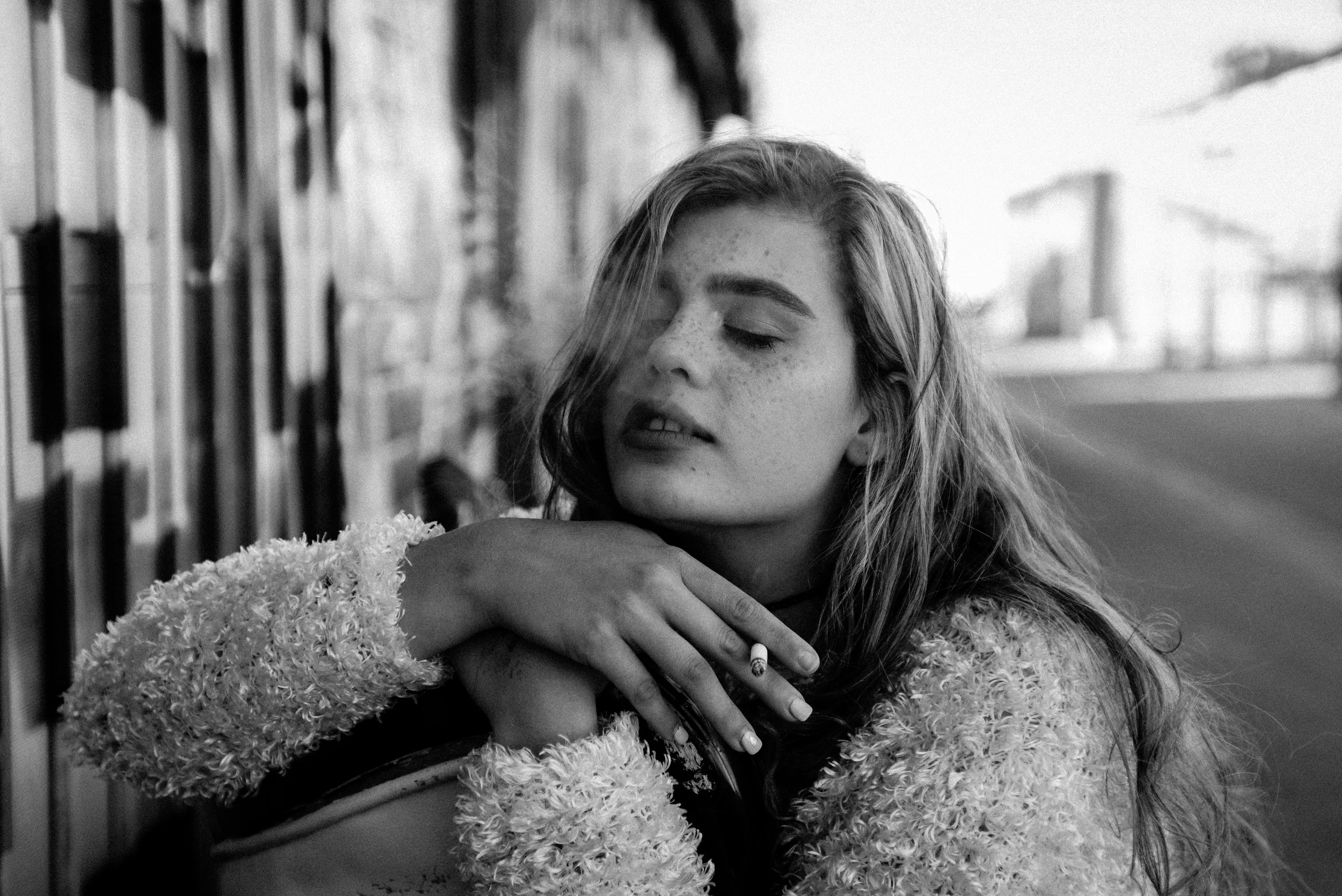 portrait, black and white, las vegas downtown, dtlv, downtown las vegas, ashley marie myers