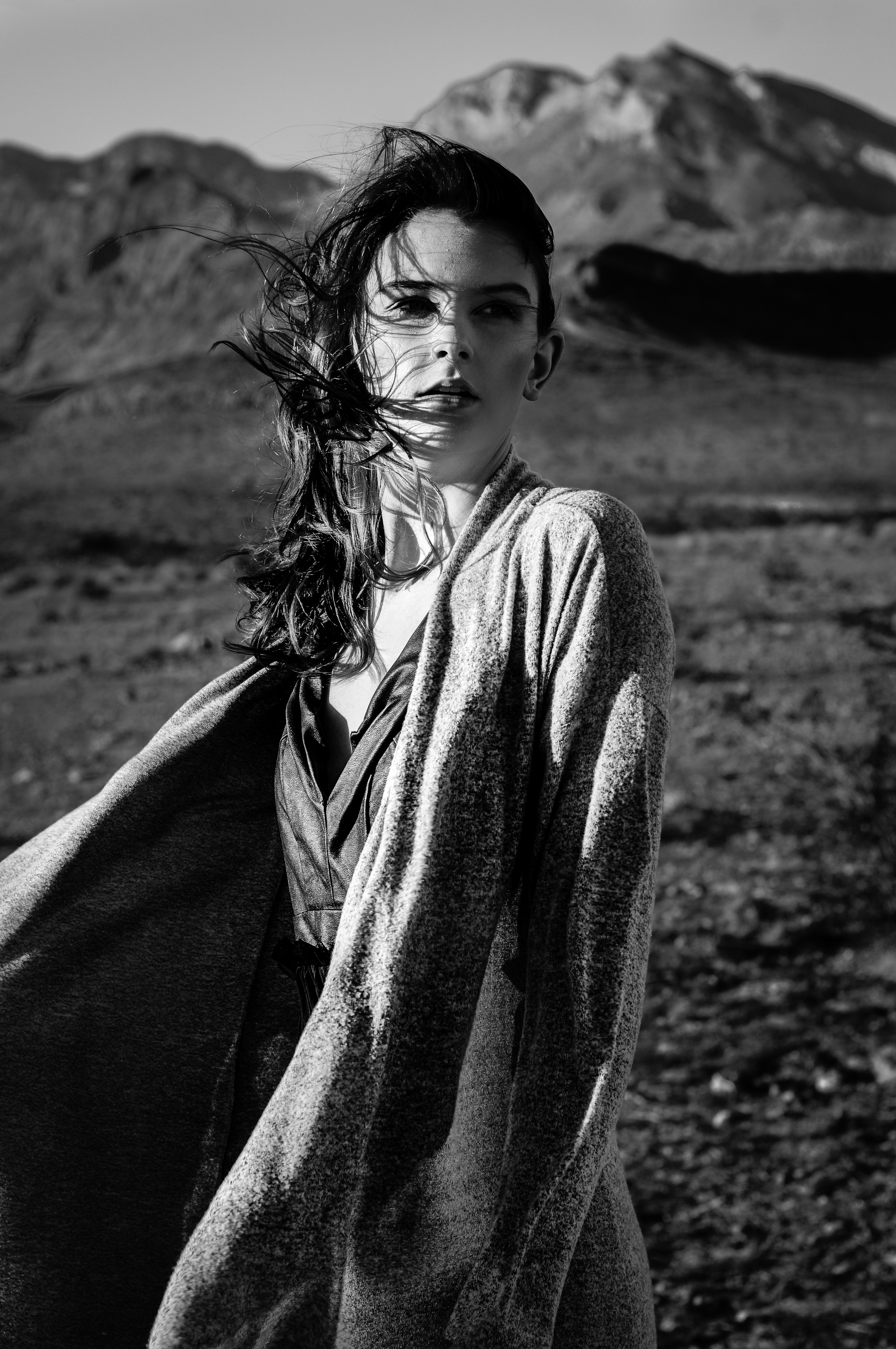 The wind was calling me / B&W portraits 