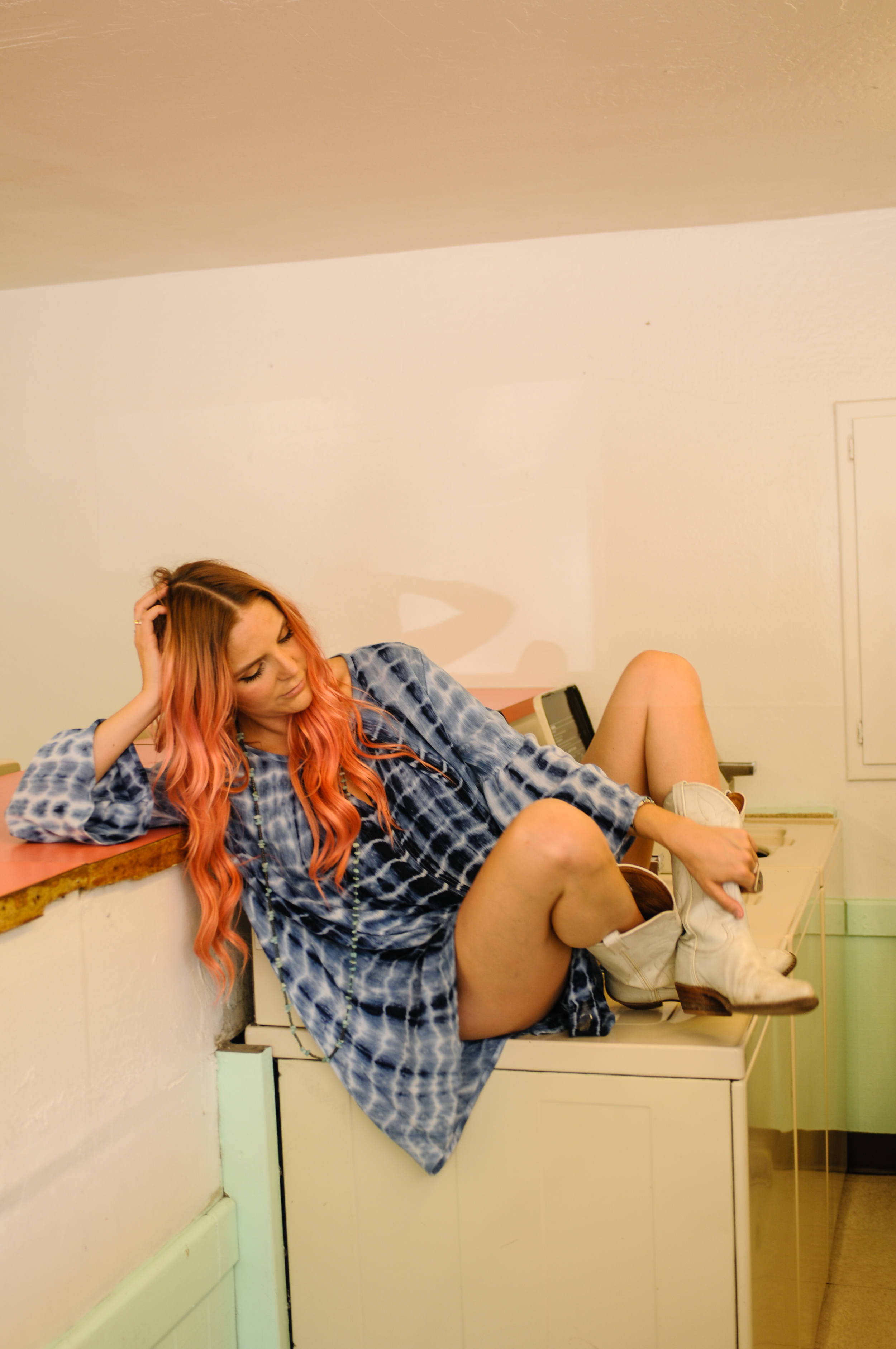 Femme Bot with Boho Bunnie in Big Bear