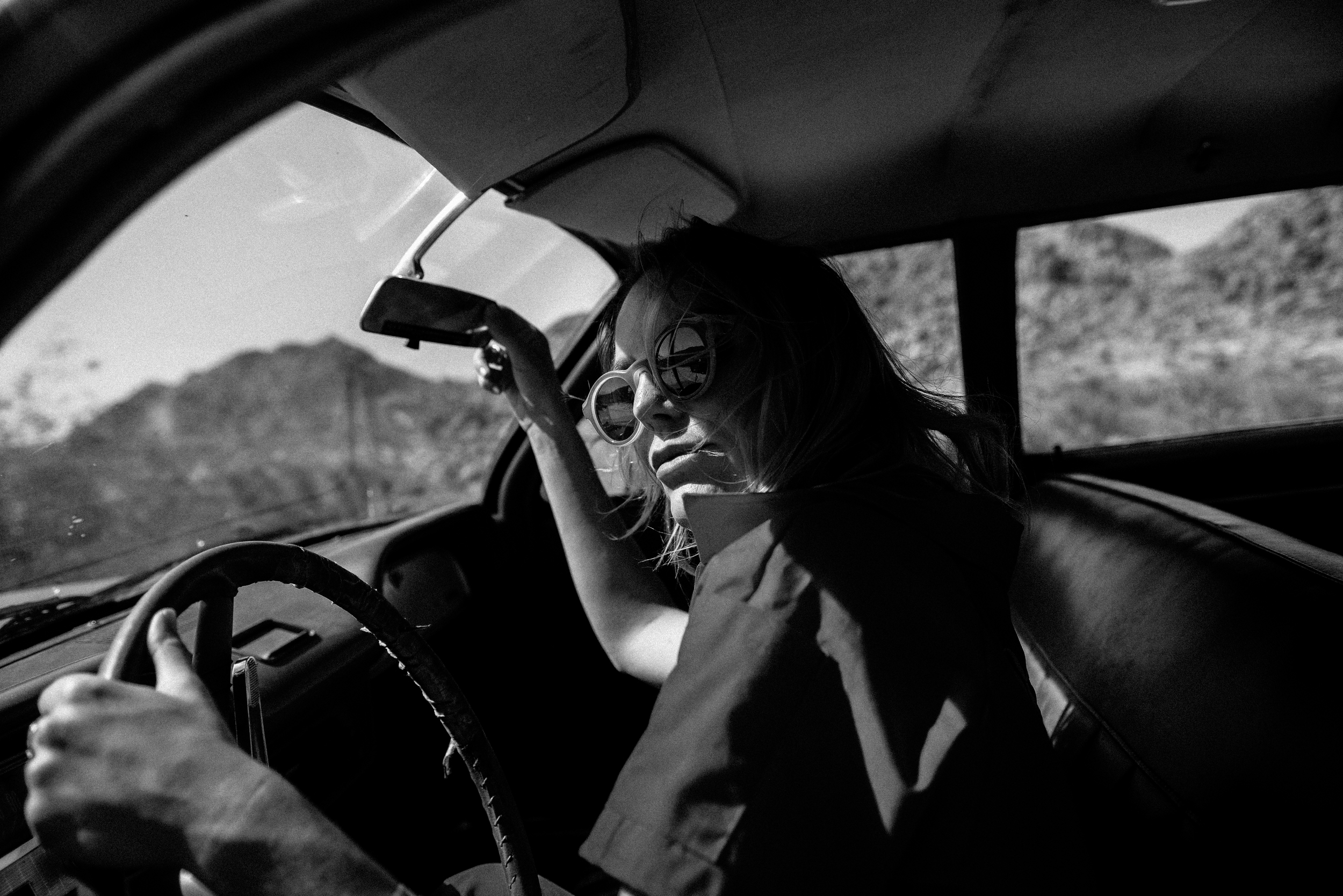 festival wear, vintage jumpsuit, red, festival outfit, ldv vintage, boho bunnie, joshua tree, desert vibes, ashley marie myers, festival gear, vintage outfits, vintage wear, boho, vintage car, red car,
