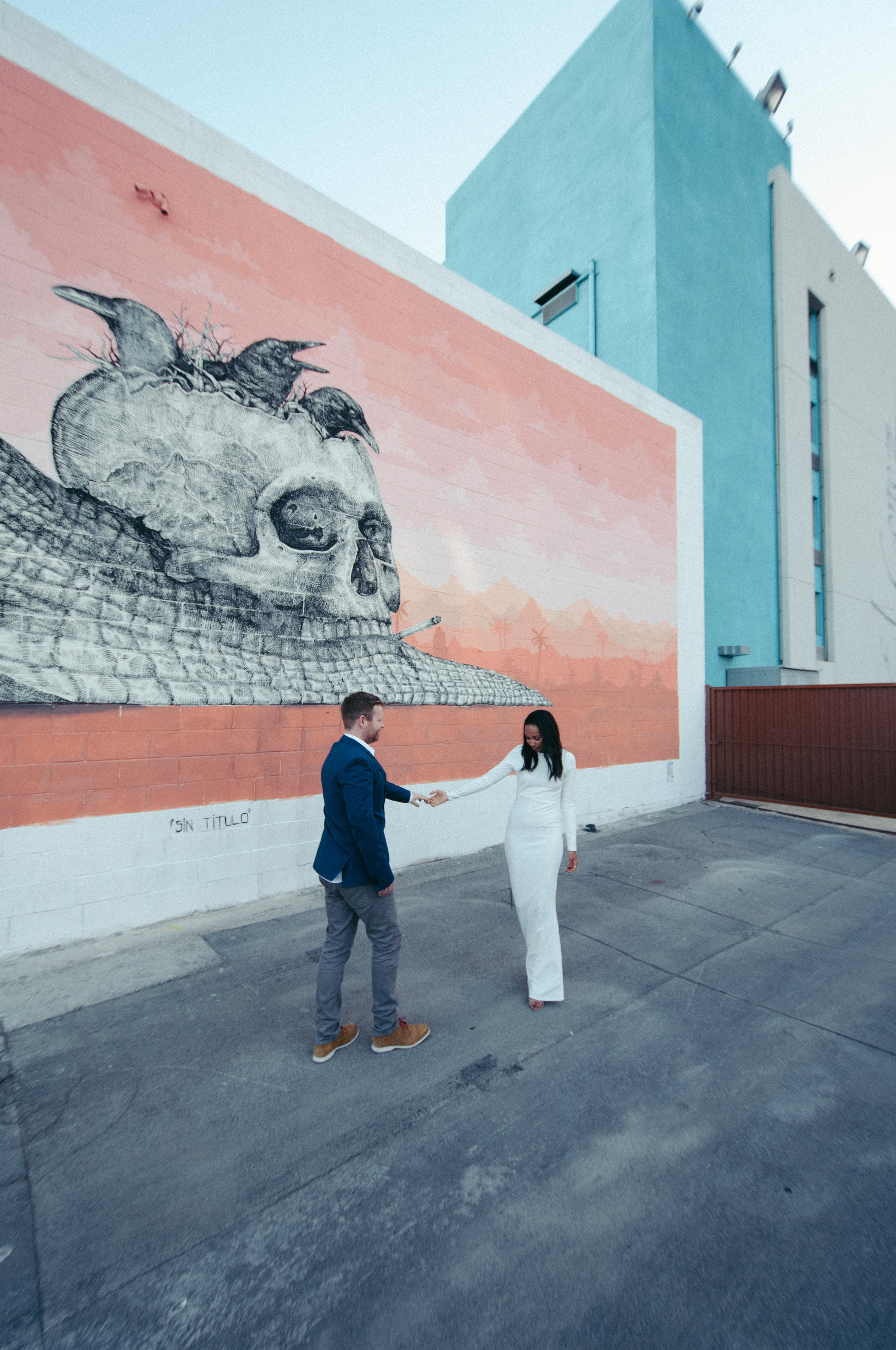 DTLV, las vegas downtown murals, Neon Museum, Las Vegas Neon Museum, Neon Museum wedding, Vintage signs, Las Vegas Elopement, Flora Pop Elopement, Dry Lake Bed Elopement,