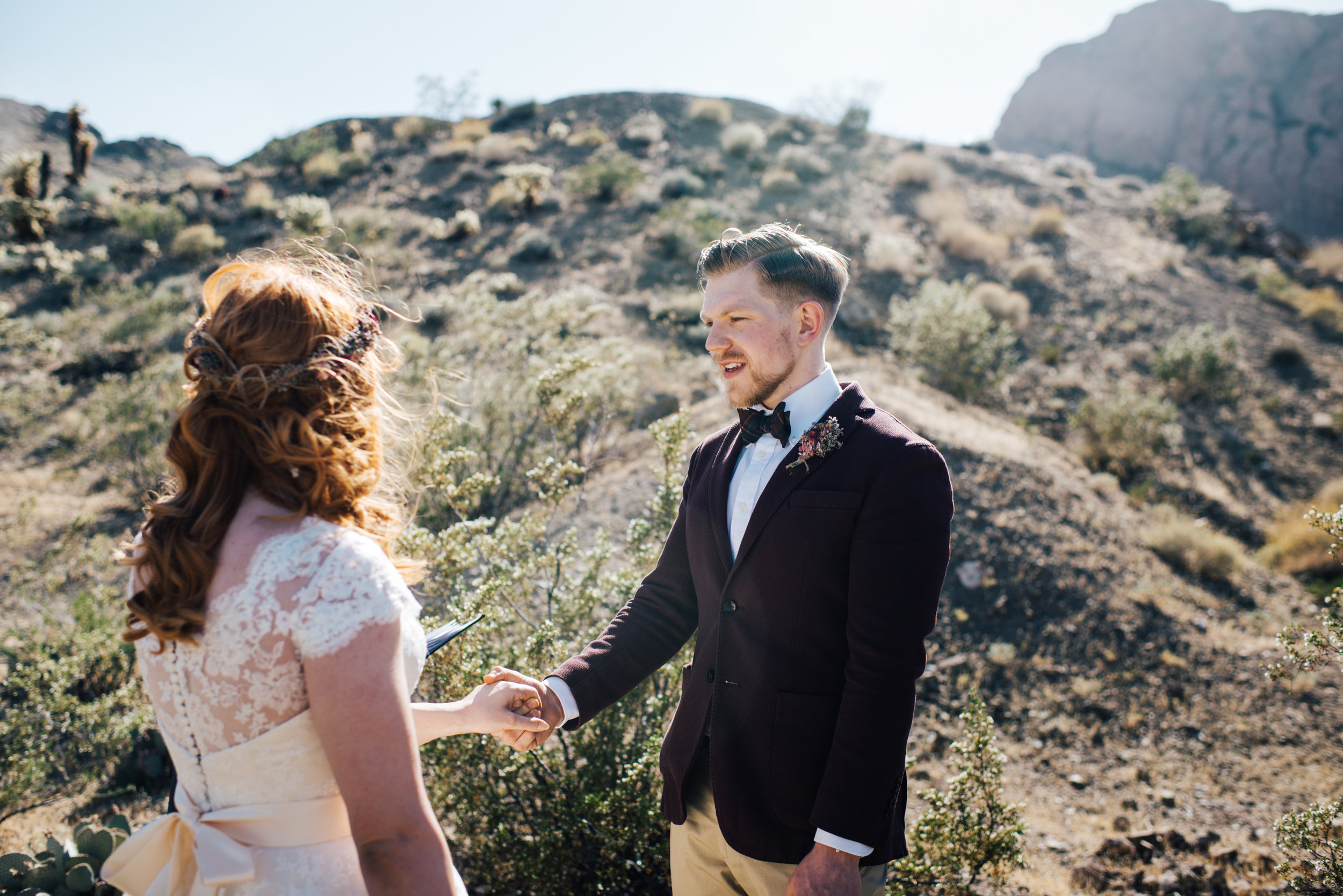 red head, ginger bride, vintage wedding, wedding las vegas, elopement las vegas, elopement, peachy keen union, red head bride, vintage bride, vintage car, tetra, yellow, desert wedding, summer wedding, las vegas, mojave desert, wedding inspiration, wed, i do, charming, las vegas elopement, elope, elopement photographer