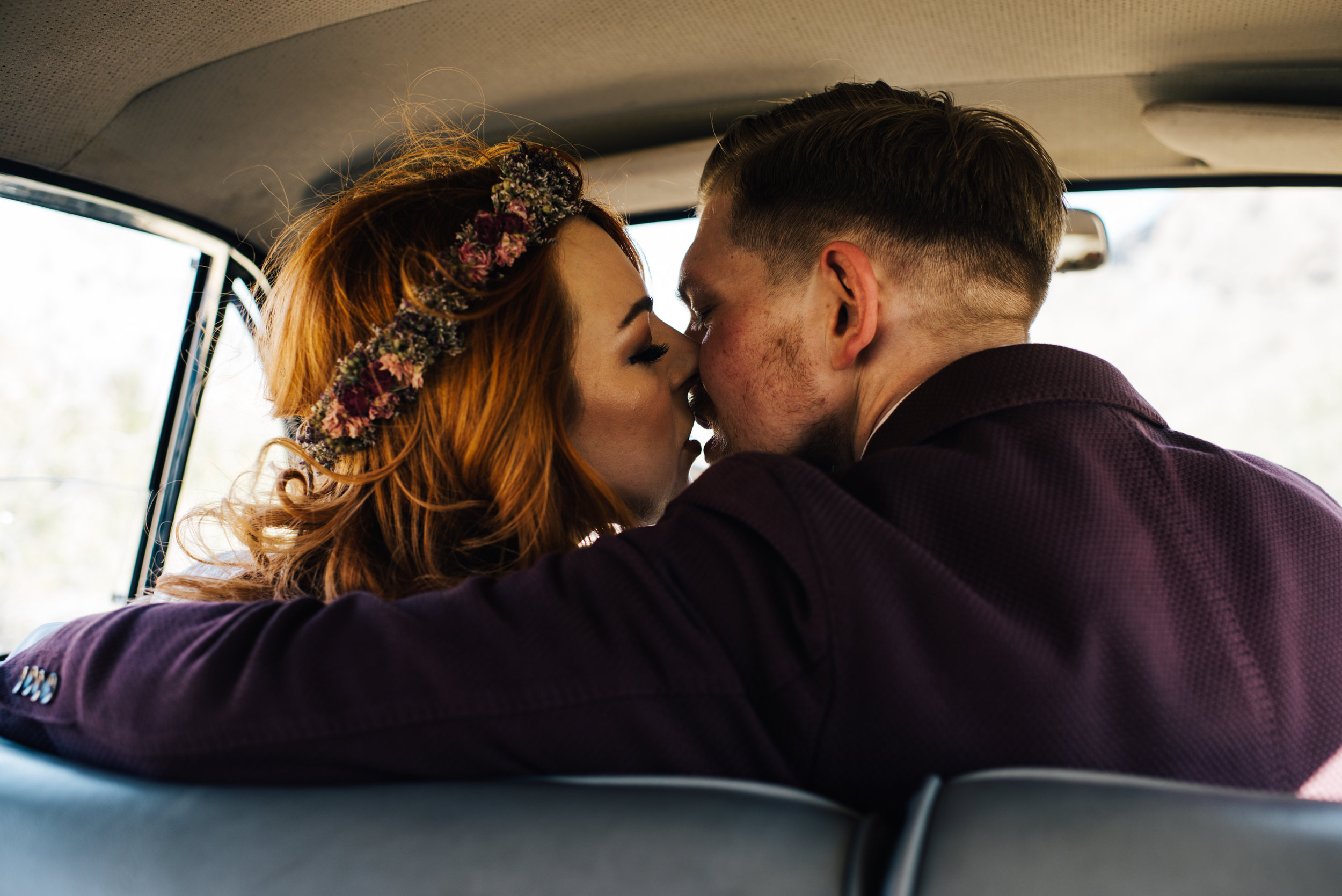 red head, ginger bride, vintage wedding, wedding las vegas, elopement las vegas, elopement, peachy keen union, red head bride, vintage bride, vintage car, tetra, yellow, desert wedding, summer wedding, las vegas, mojave desert, wedding inspiration, wed, i do, charming, las vegas elopement, elope, elopement photographer