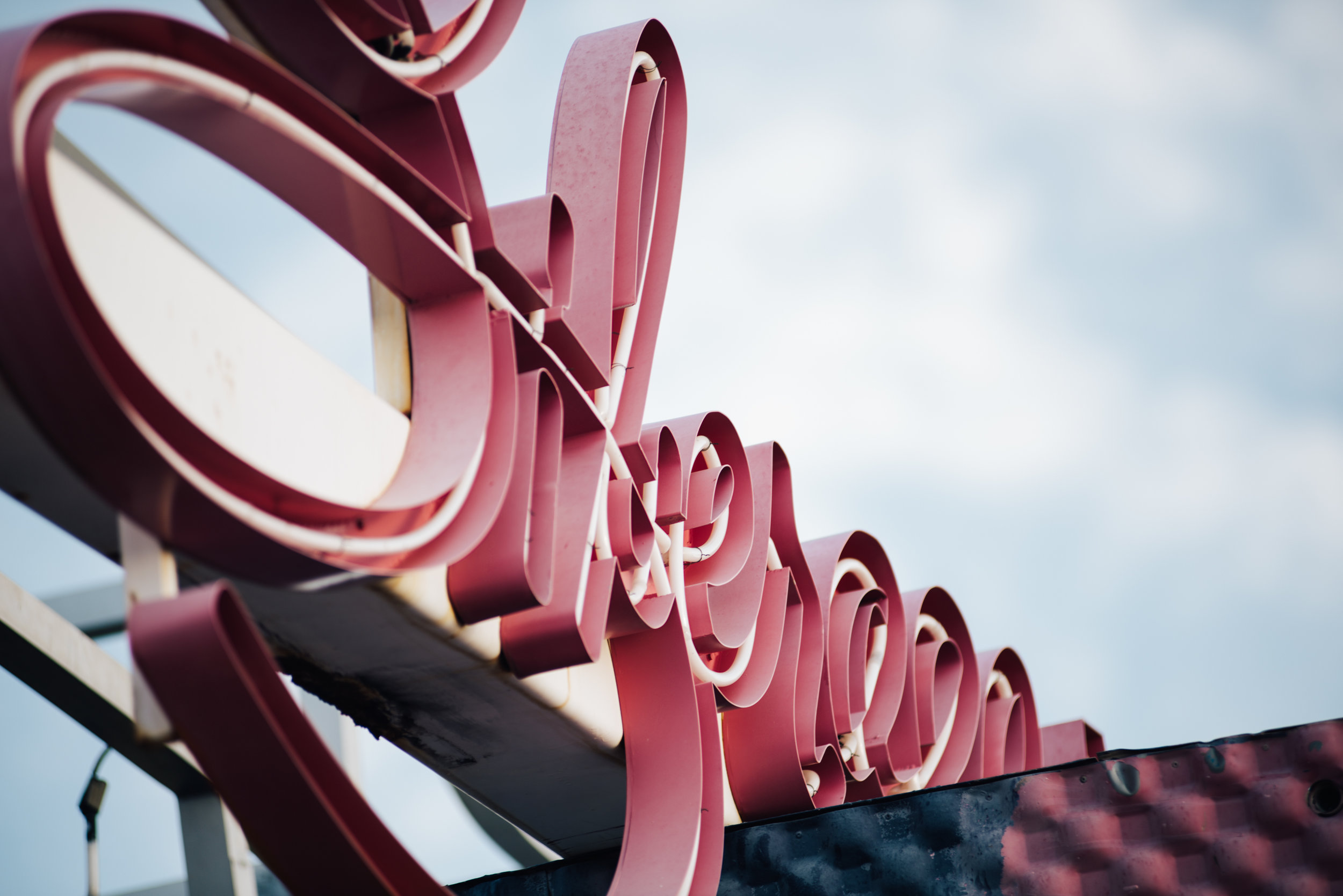 Neon museum Las vegas, Neon Signs, red head, ginger bride, vintage wedding, wedding las vegas, elopement las vegas, elopement, peachy keen union, red head bride, vintage bride, vintage car, tetra, yellow, desert wedding, summer wedding, las vegas, mojave desert, wedding inspiration, wed, i do, charming, las vegas elopement, elope, elopement photographer