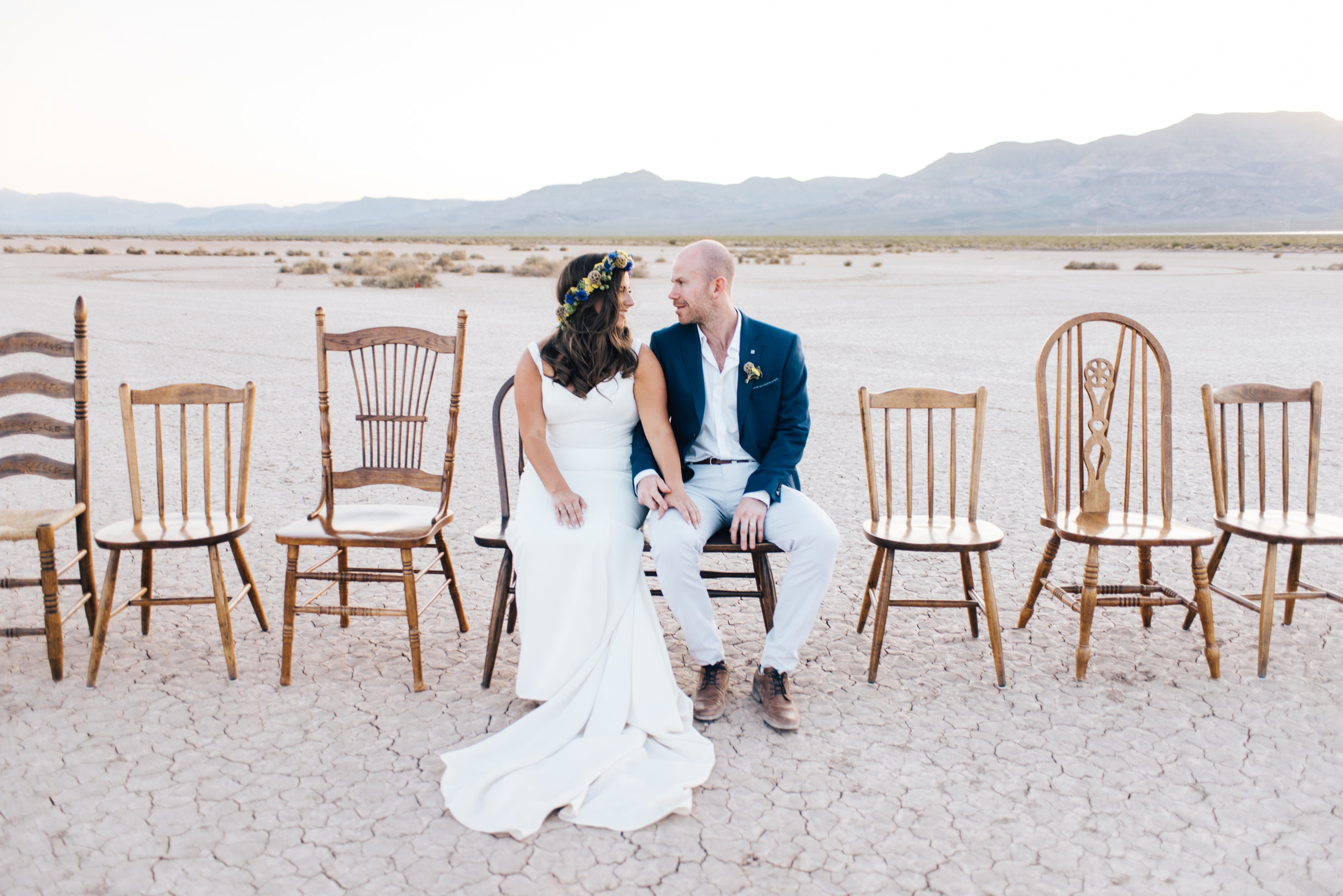 ted baker groom suit, groom, dry lake bed elopement, elopement, flora pop, las vegas wedding, las vegas elopement, pop up wedding, desert wedding, essence of australia wedding dress, wedding dress, bride, bride style, bridal, aussie wedding, las vegas photographer, desert life, summer wedding, blush, blush bridal party, girls, flower crown, 