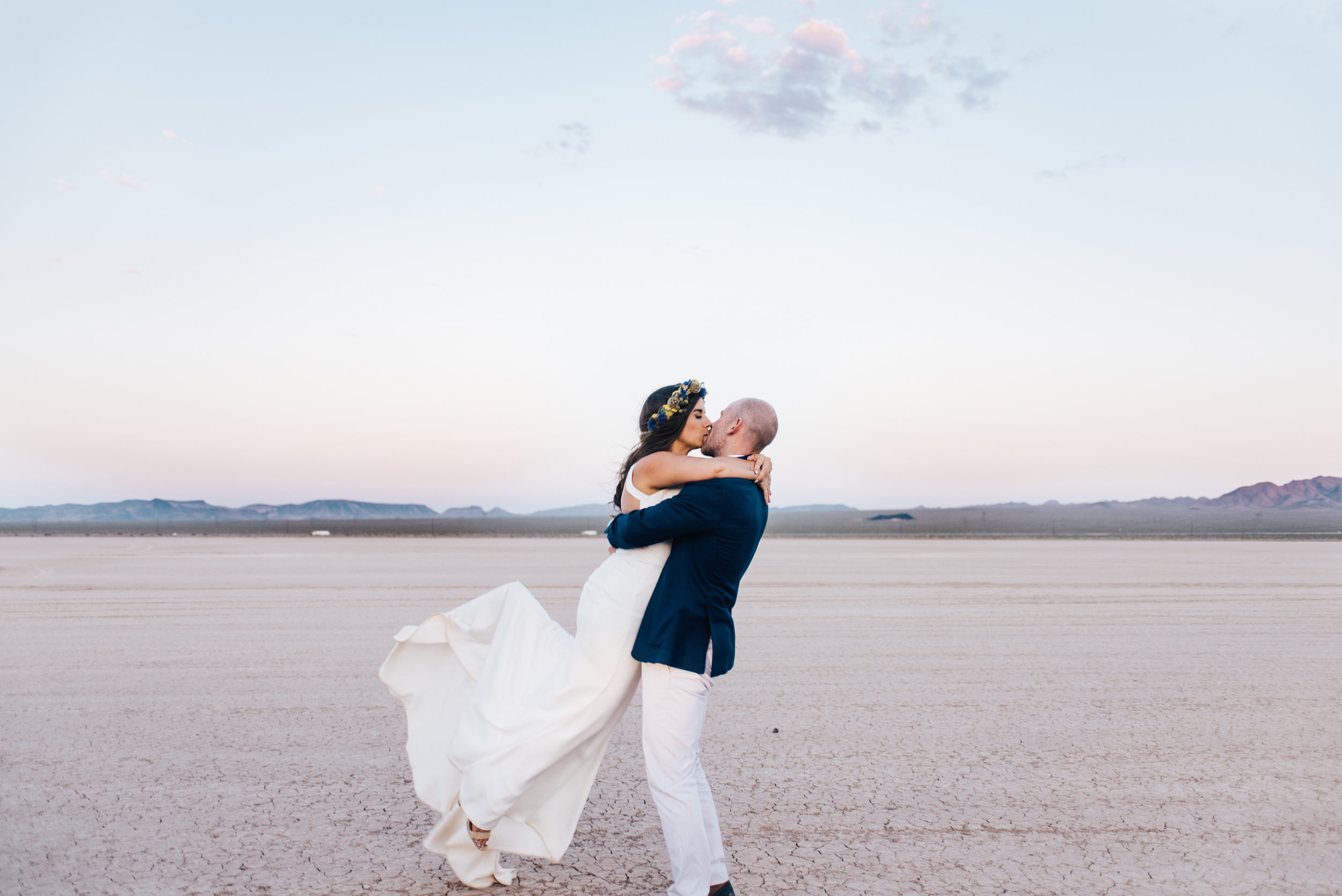 ted baker groom suit, groom, dry lake bed elopement, elopement, flora pop, las vegas wedding, las vegas elopement, pop up wedding, desert wedding, essence of australia wedding dress, wedding dress, bride, bride style, bridal, aussie wedding, las vegas photographer, desert life, summer wedding, blush, blush bridal party, girls, flower crown, 