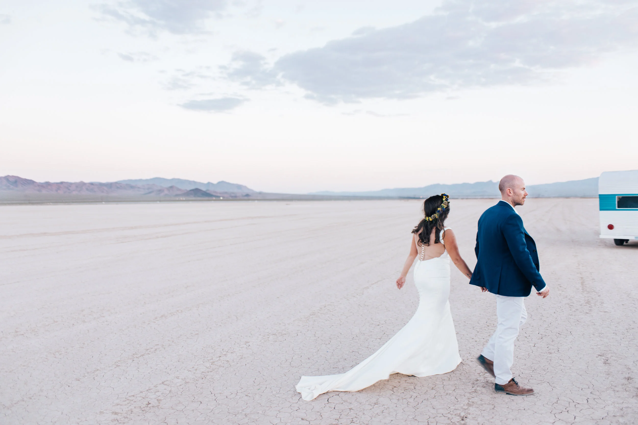 ted baker groom suit, groom, dry lake bed elopement, elopement, flora pop, las vegas wedding, las vegas elopement, pop up wedding, desert wedding, essence of australia wedding dress, wedding dress, bride, bride style, bridal, aussie wedding, las vegas photographer, desert life, summer wedding, blush, blush bridal party, girls, flower crown, 