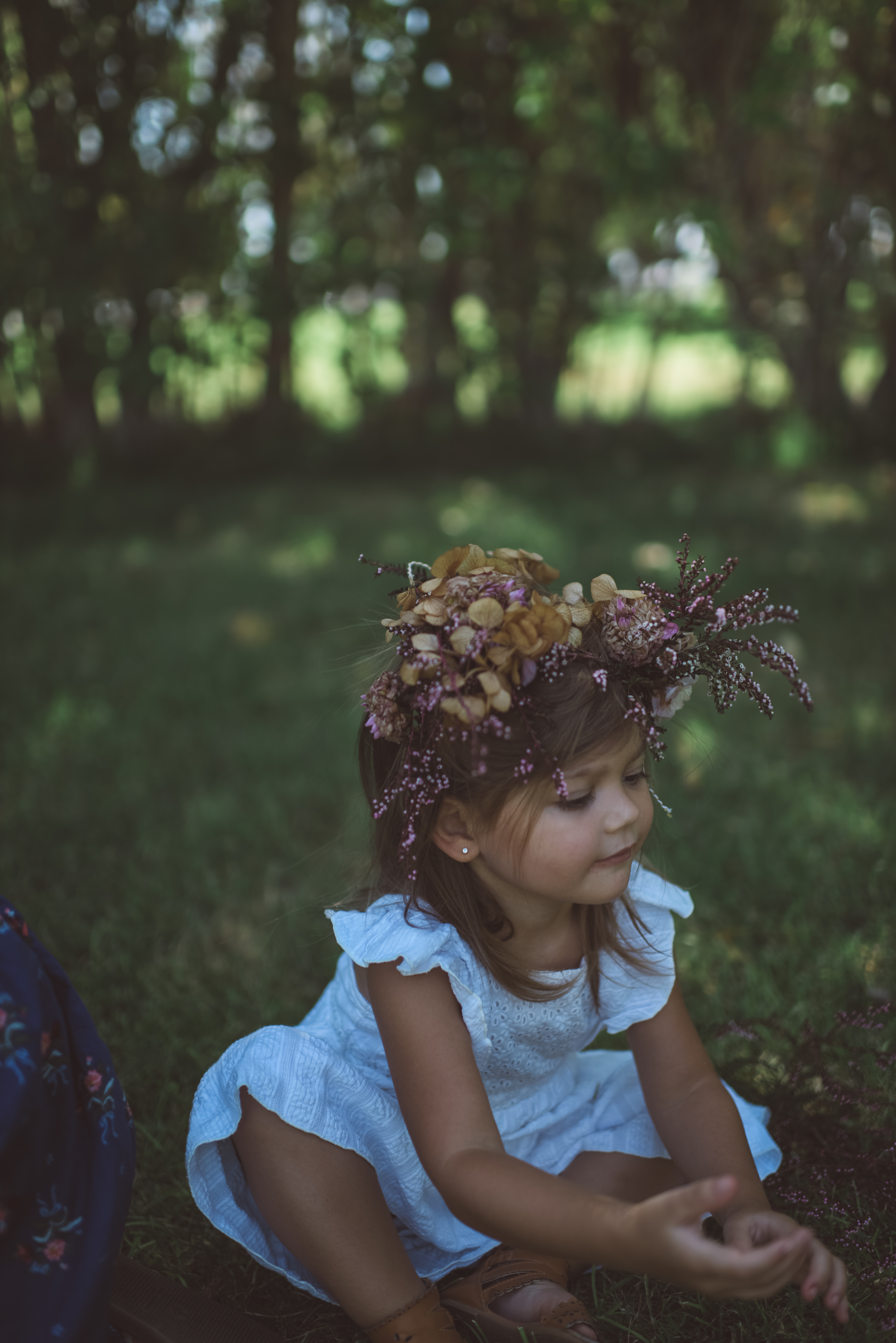 las vegas photographer, ophelia, flower crown, children portrait, portraits, children, girl, 