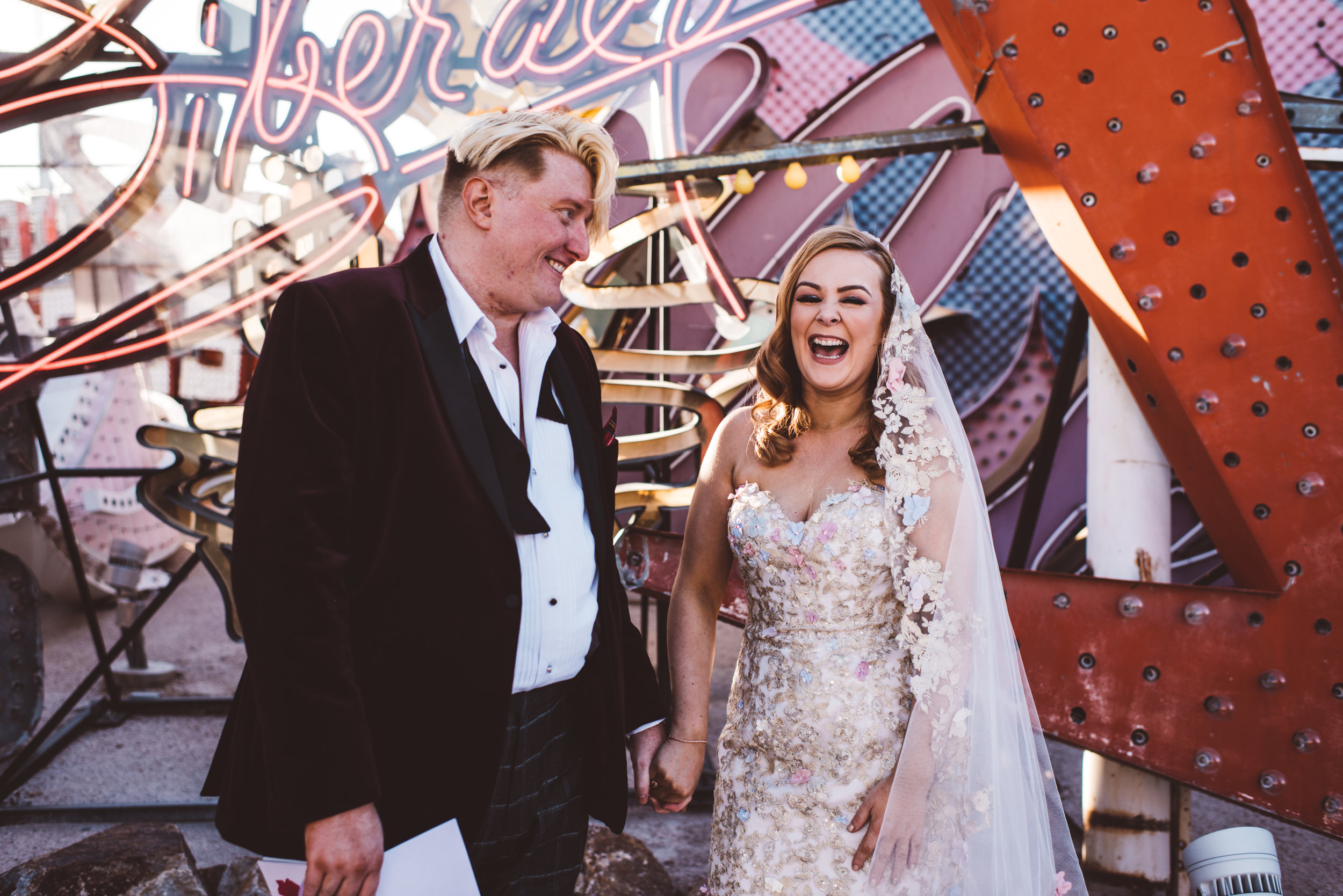 Neon Museum Elopement Elvis Elopement Las Vegas Photography by Ashley Marie-84.jpg