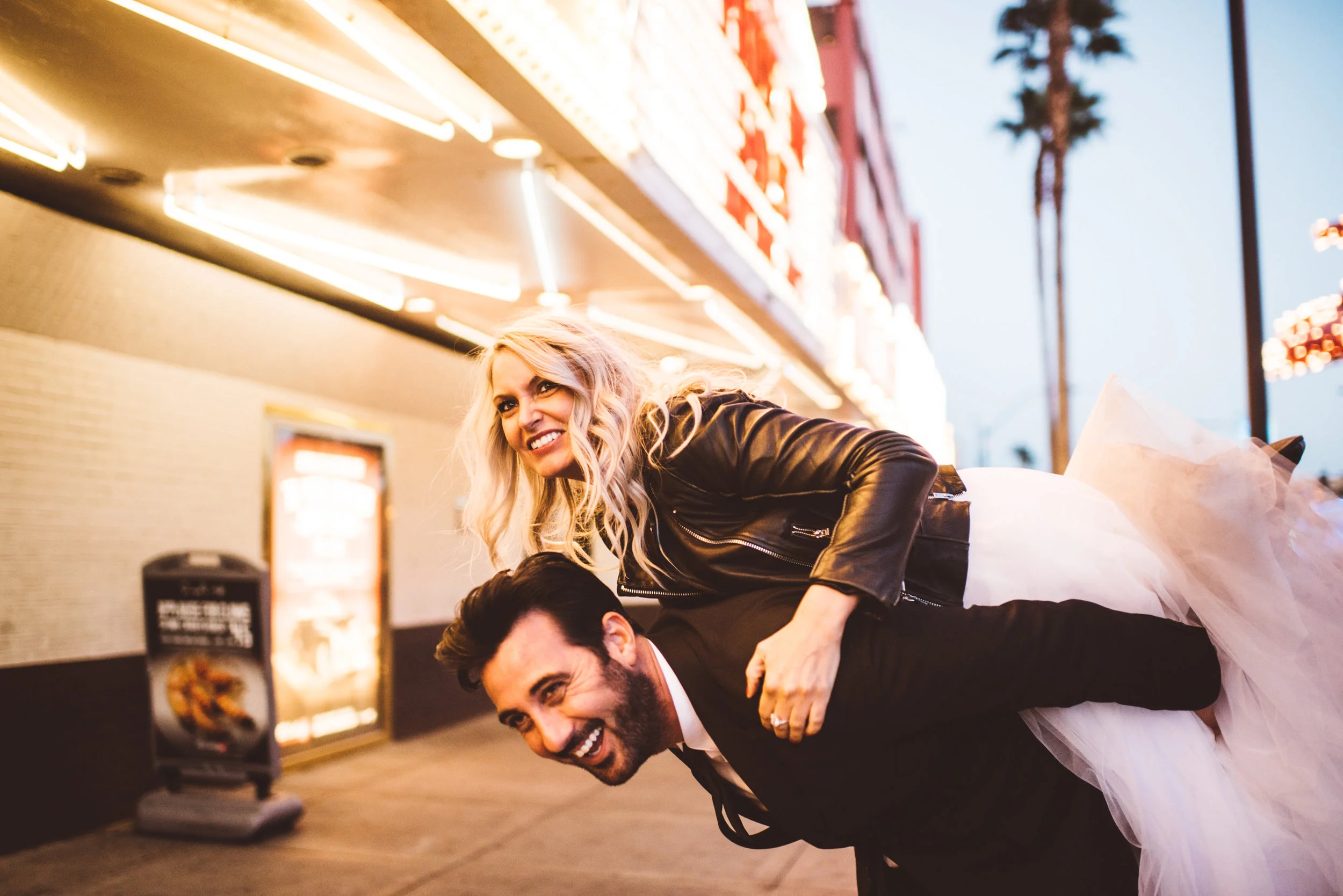 las vegas elopement, las vegas photographer, downtown las vegas, las vegas neon lights, elopement photography, street photography, las vegas wedding, eloped, newlyweds, las vegas, dtlv