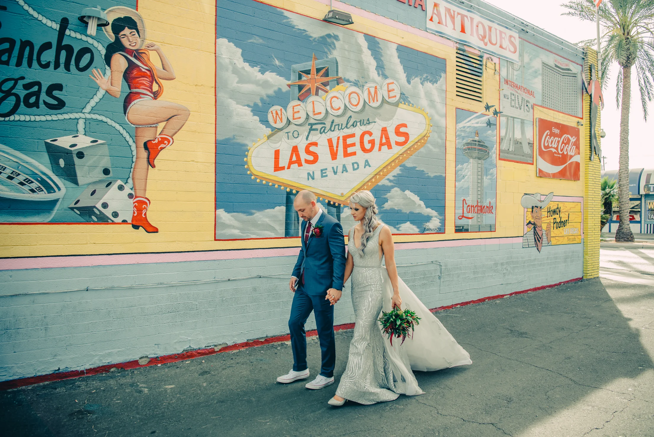 Las Vegas Elopement Rock n Roll Bride elopement Smoke Bomb-14.jpg