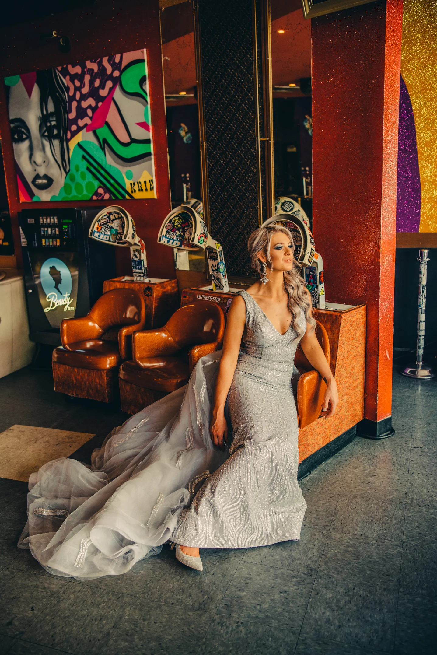 Las Vegas Elopement Rock n Roll Bride elopement Smoke Bomb-60.jpg