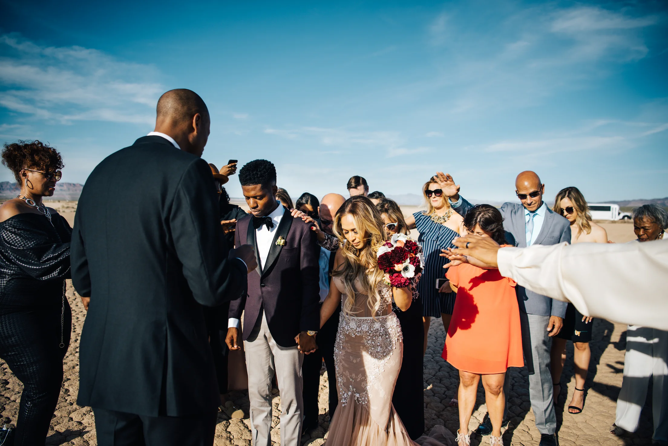 Las Vegas Dry Lake Bed Desert Elopement / Justin & Jessica