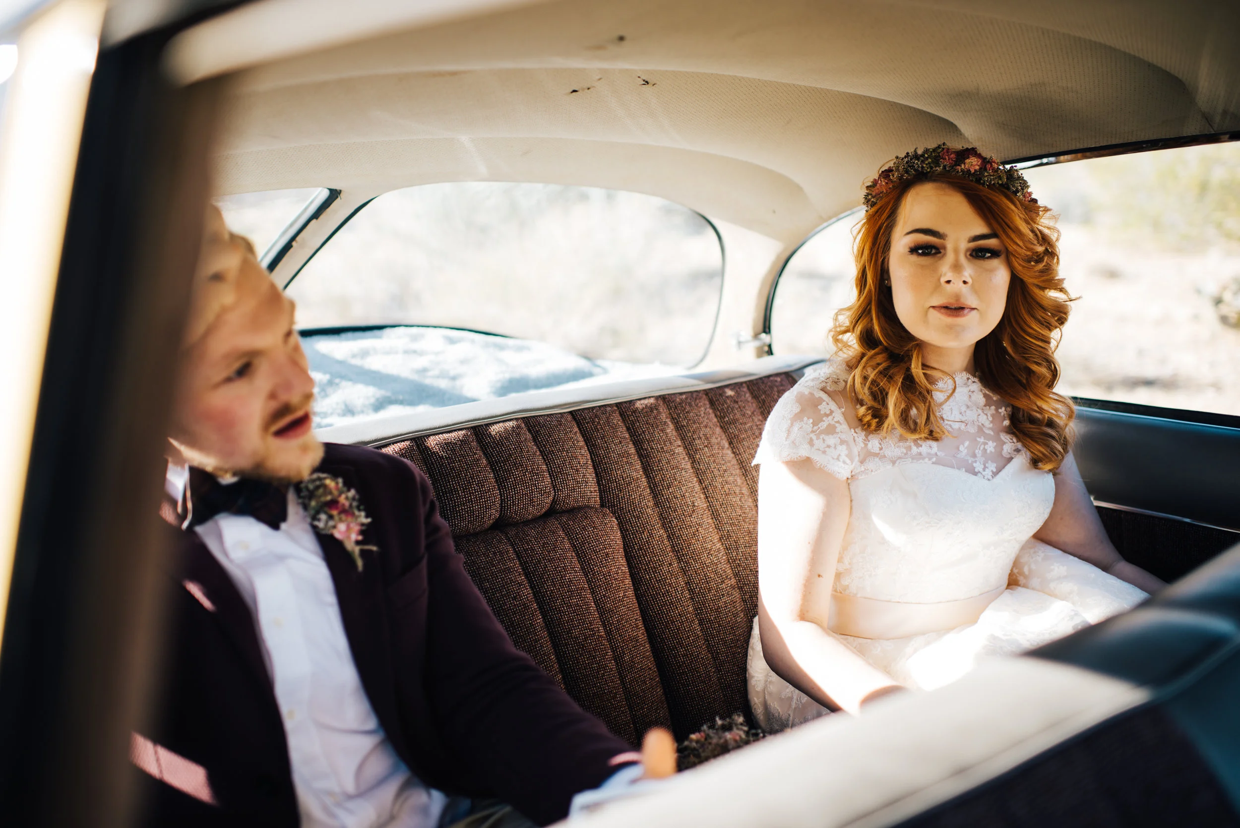 Las Vegas Elopement Peachy Keen Union Ceremony in Nelsons Landing / Rhys & Katy