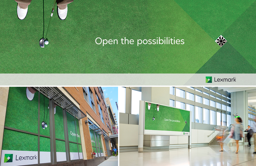 Graphic for PGA Tour event, hosted by Lexmark