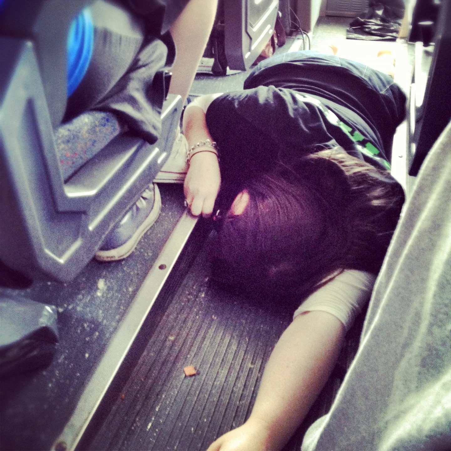   #deaddenah on a bus , 2012  Pennsylvania 