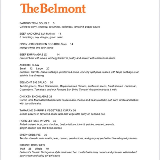 This weeks Menus are here!!