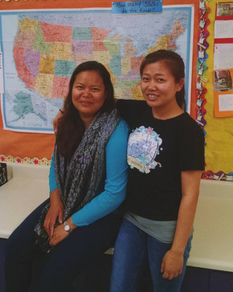 Narann Hour, pictured on right, just accomplished a huge achievement - she has completed her #GED ! What's next? Narann has college plans and is headed for much more #success . Her sister, Nareth Hour, is taking the last portion of the test this week and is just one step away from receiving her #GED credential.