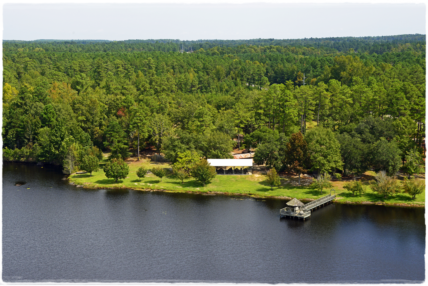 A large lake, well-stocked with fish awaits you.