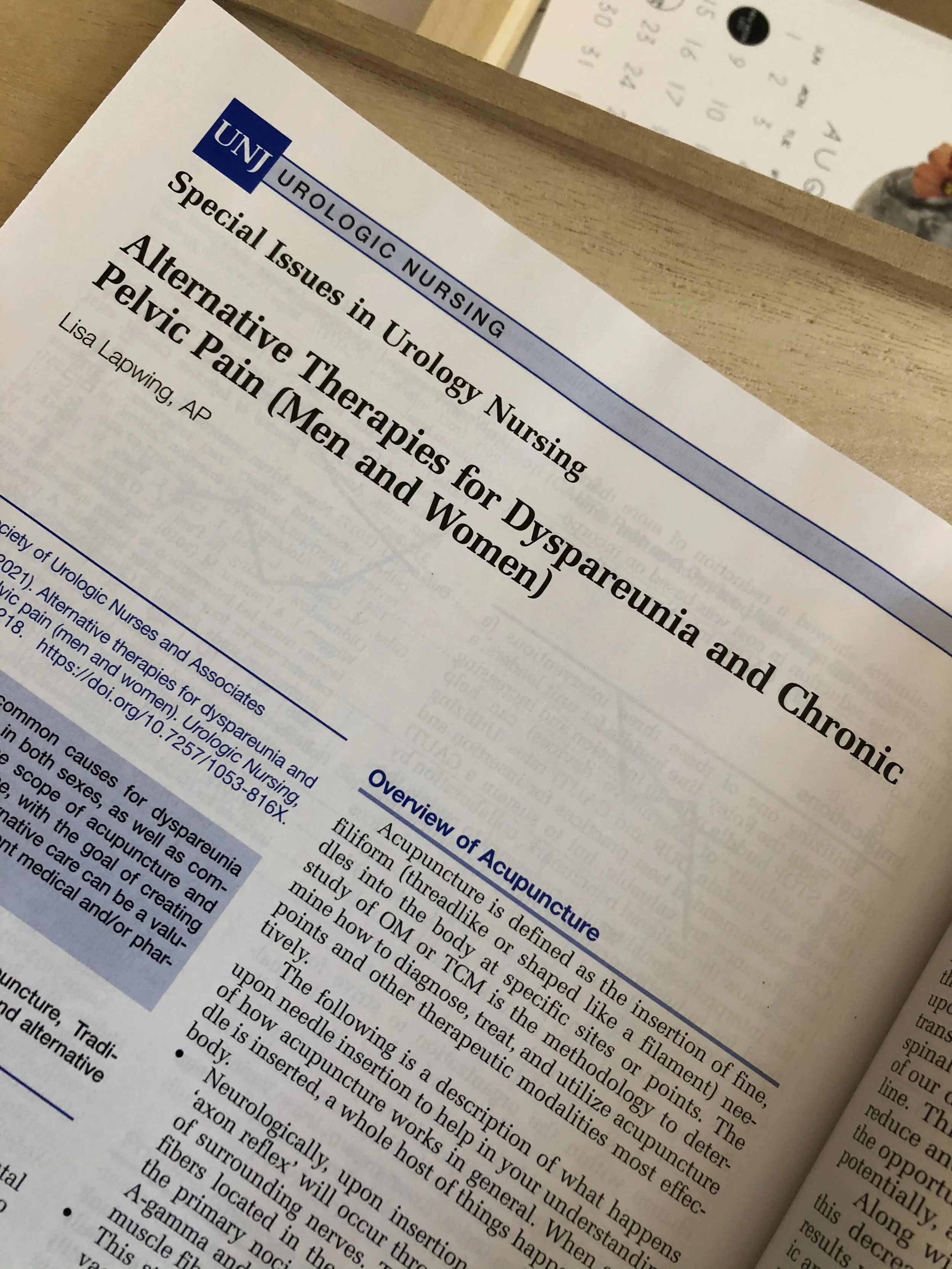 Published! - Alternative Therapies for Dyspareunia and Chronic Pelvic Pain (Men and Women)