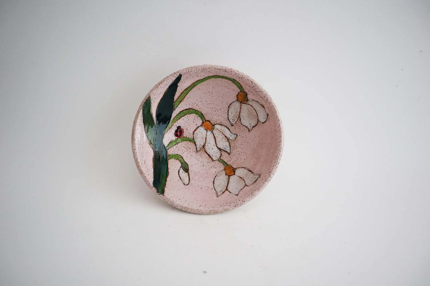 Spring Flower Salt Dish (light pink)