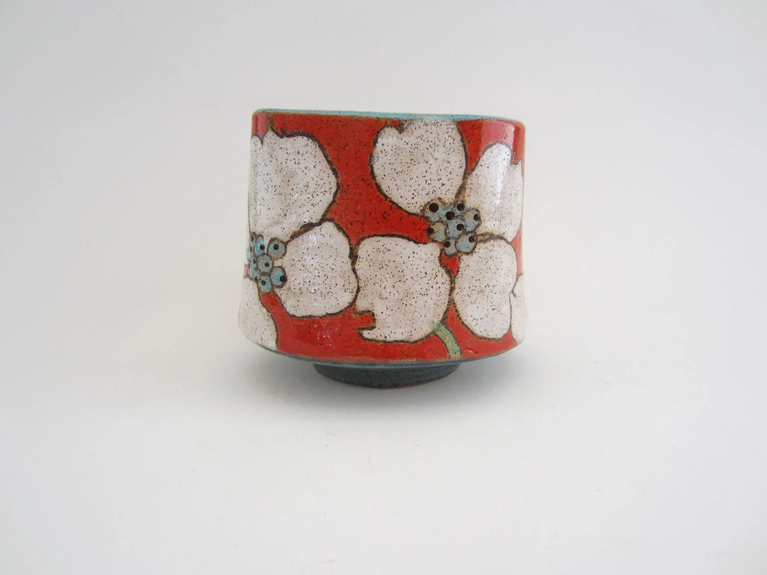 Dogwood Tea bowl (red)
