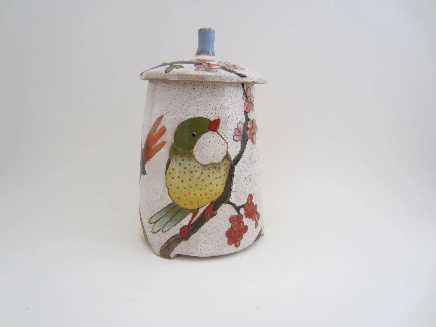 Flowers, Birds, and Berries Jar
