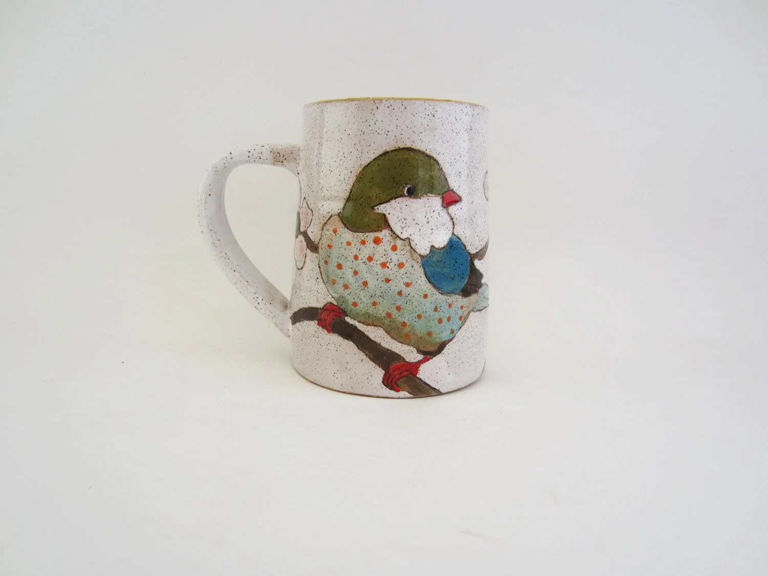 Flowers, Birds, & Berries Mug - Made to Order — three wheel studio