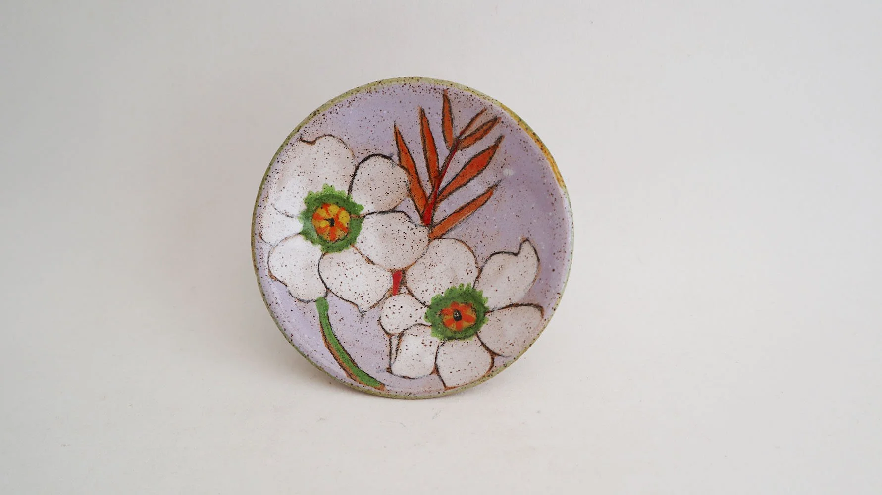 Spring Flower Salt Dish (light purple)