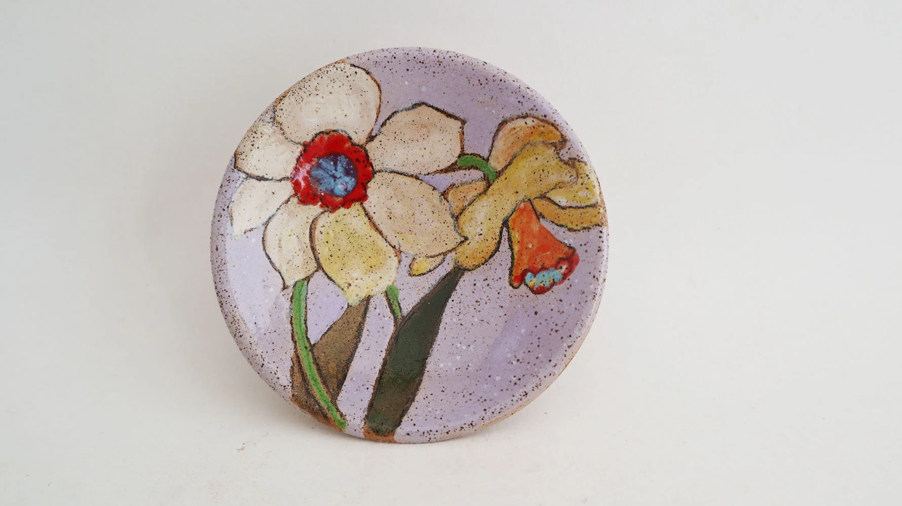 Spring Flower Salt Dish (light purple)