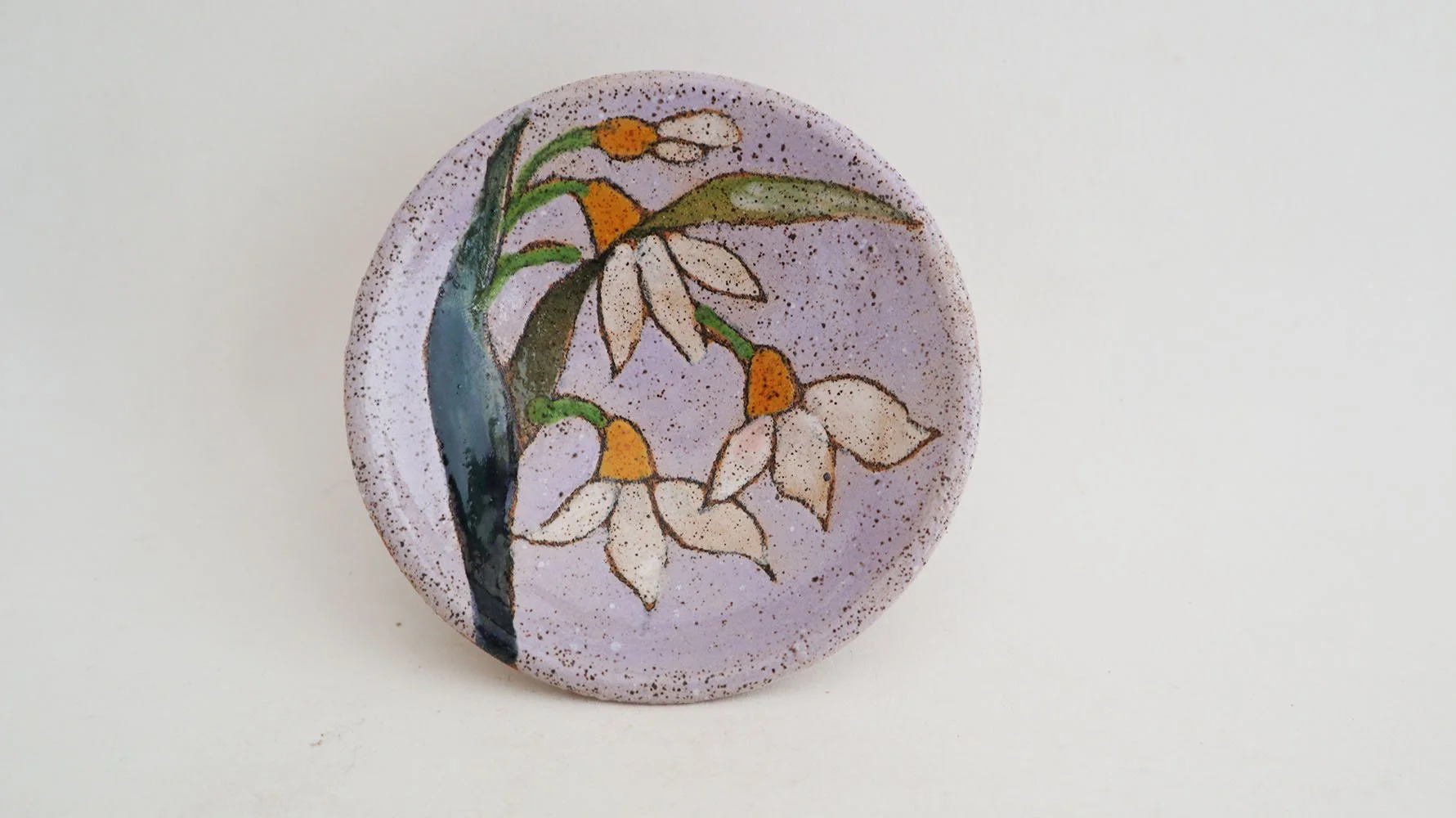 Spring Flower Salt Dish (light purple)