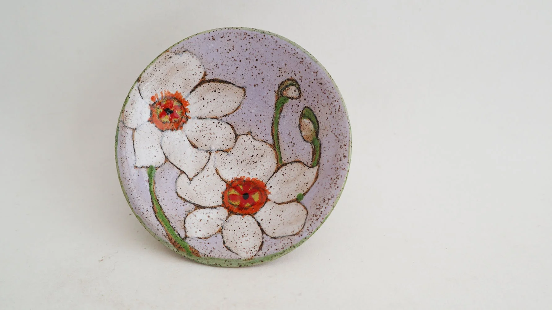 Spring Flower Salt Dish (light purple)