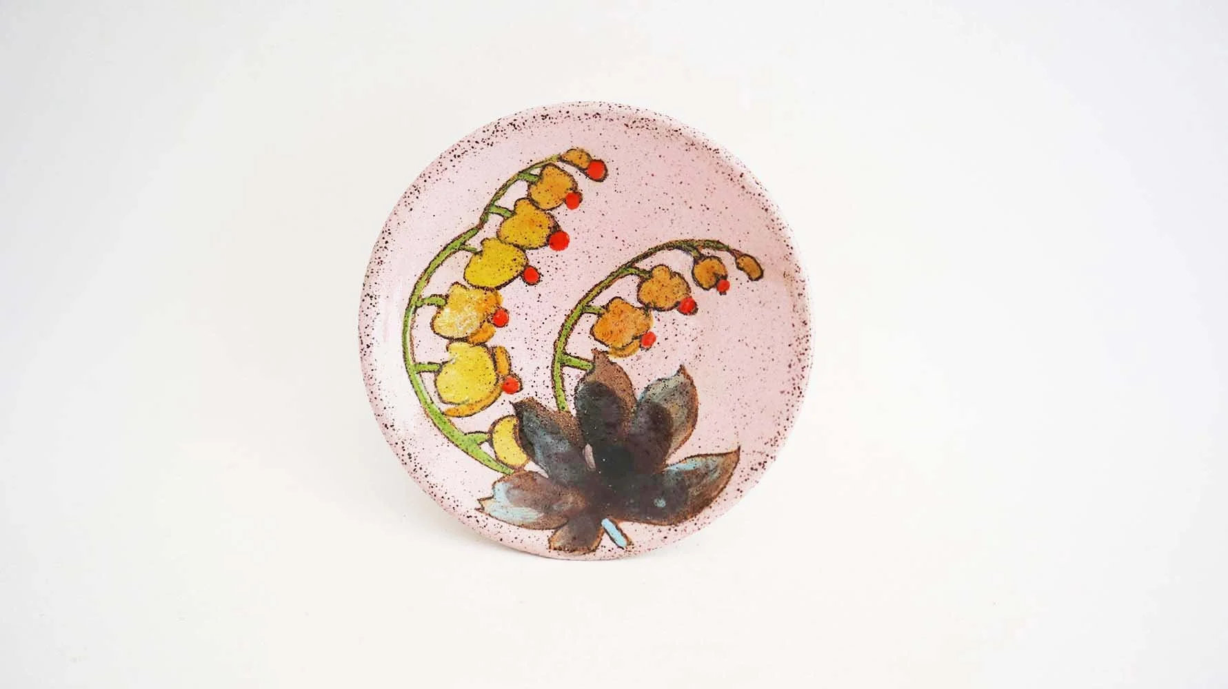Spring Flower Salt Dish (light pink)
