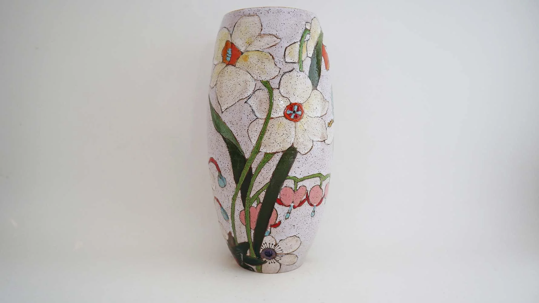 Spring Flower Vase (light purple)