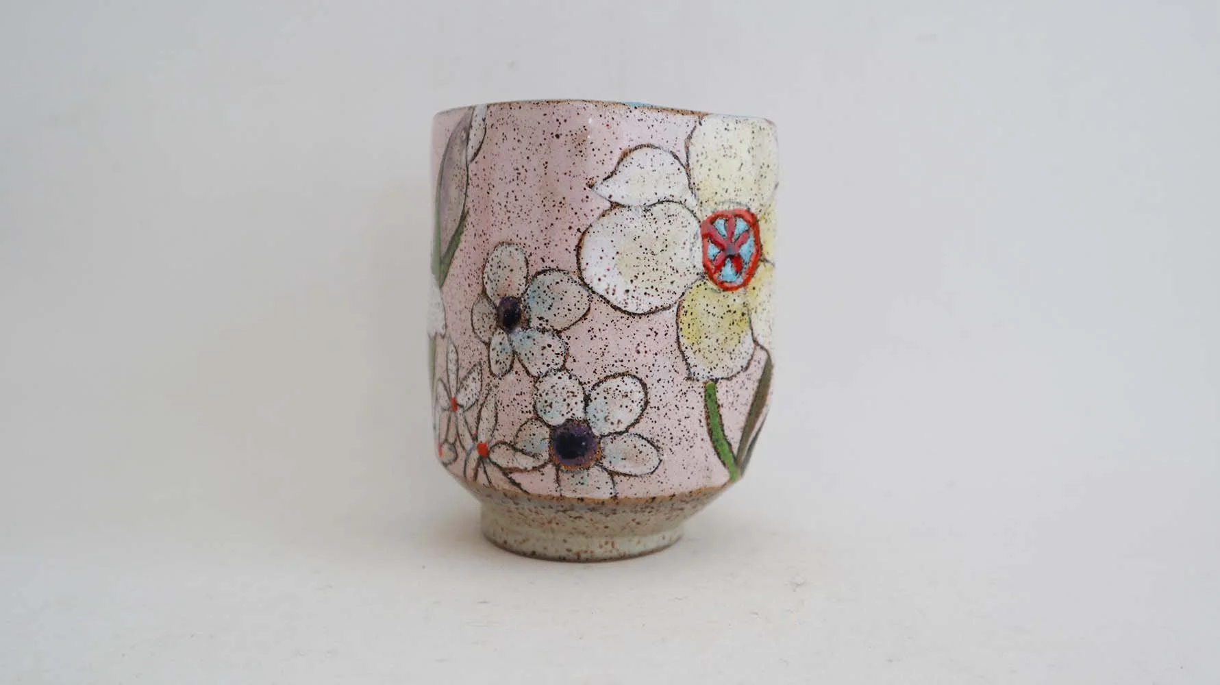 Spring Flower Square Cup (light pink)