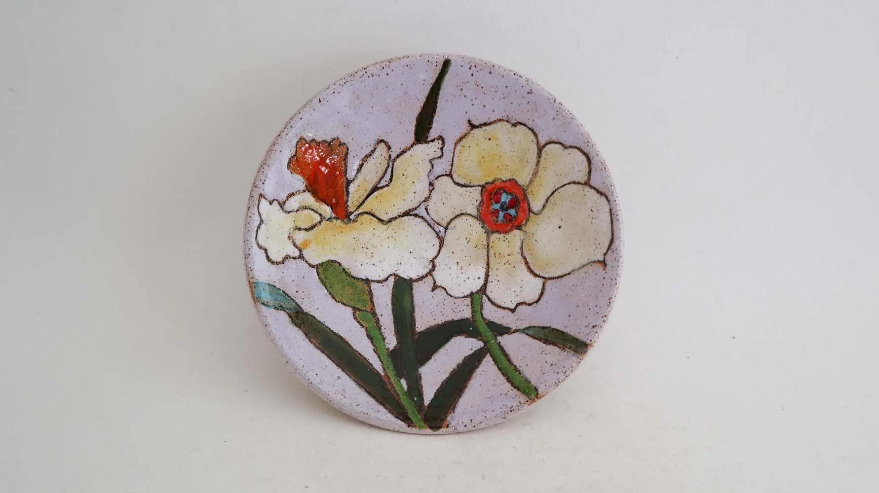 Spring Flower Salt Dish (light purple)