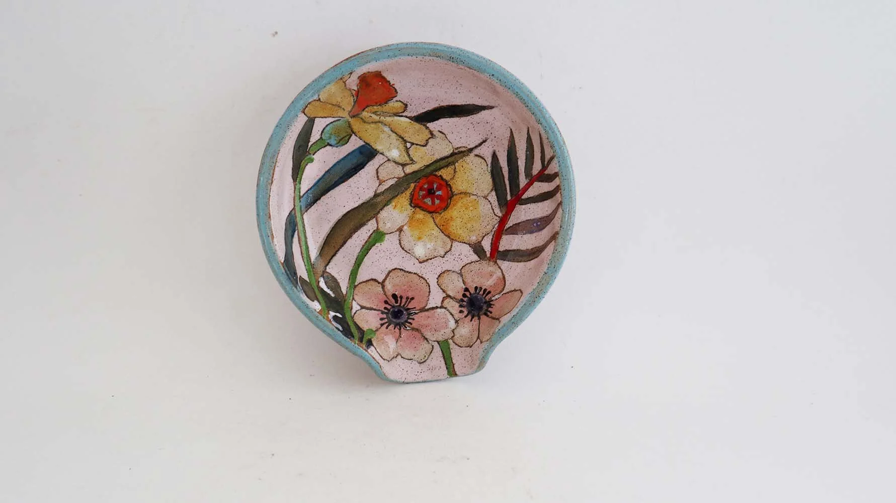 Spring Flower Spoon Rest (light pink)