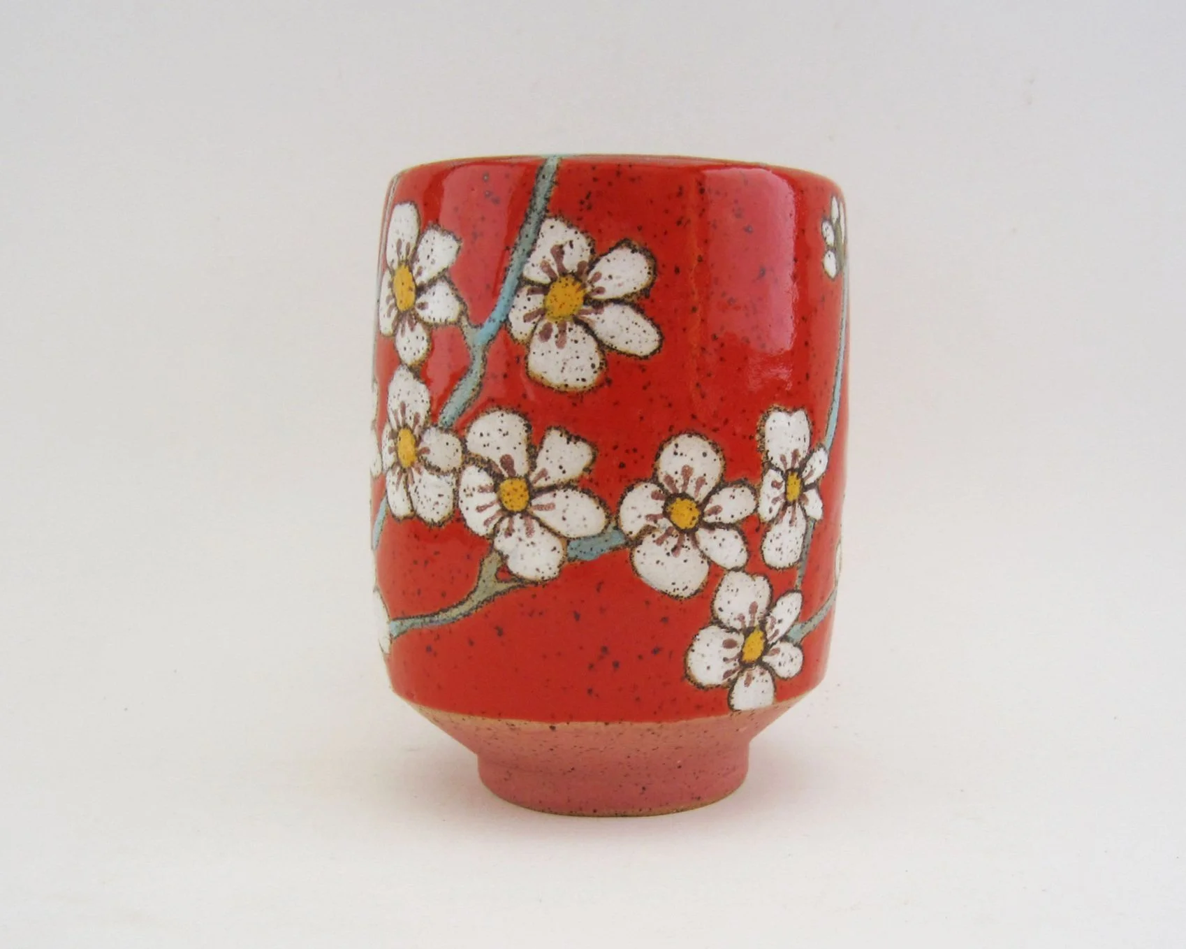 Cherry Blossom Teacup (red)