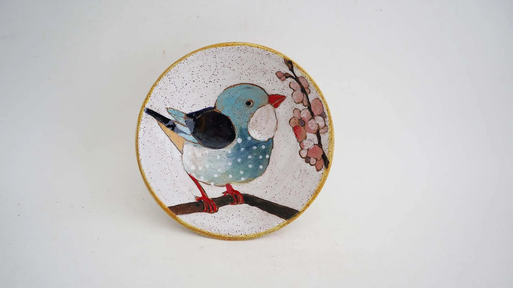 Flowers, Birds, and Berries Condiment Bowl