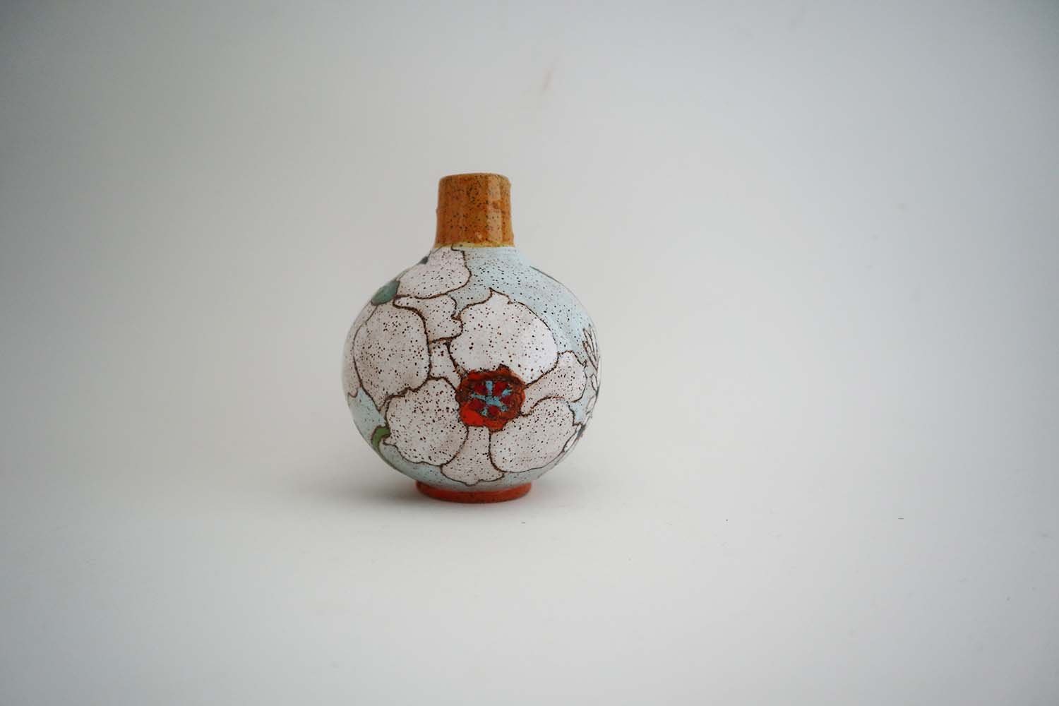 Spring Flower Bud Vase (light blue)