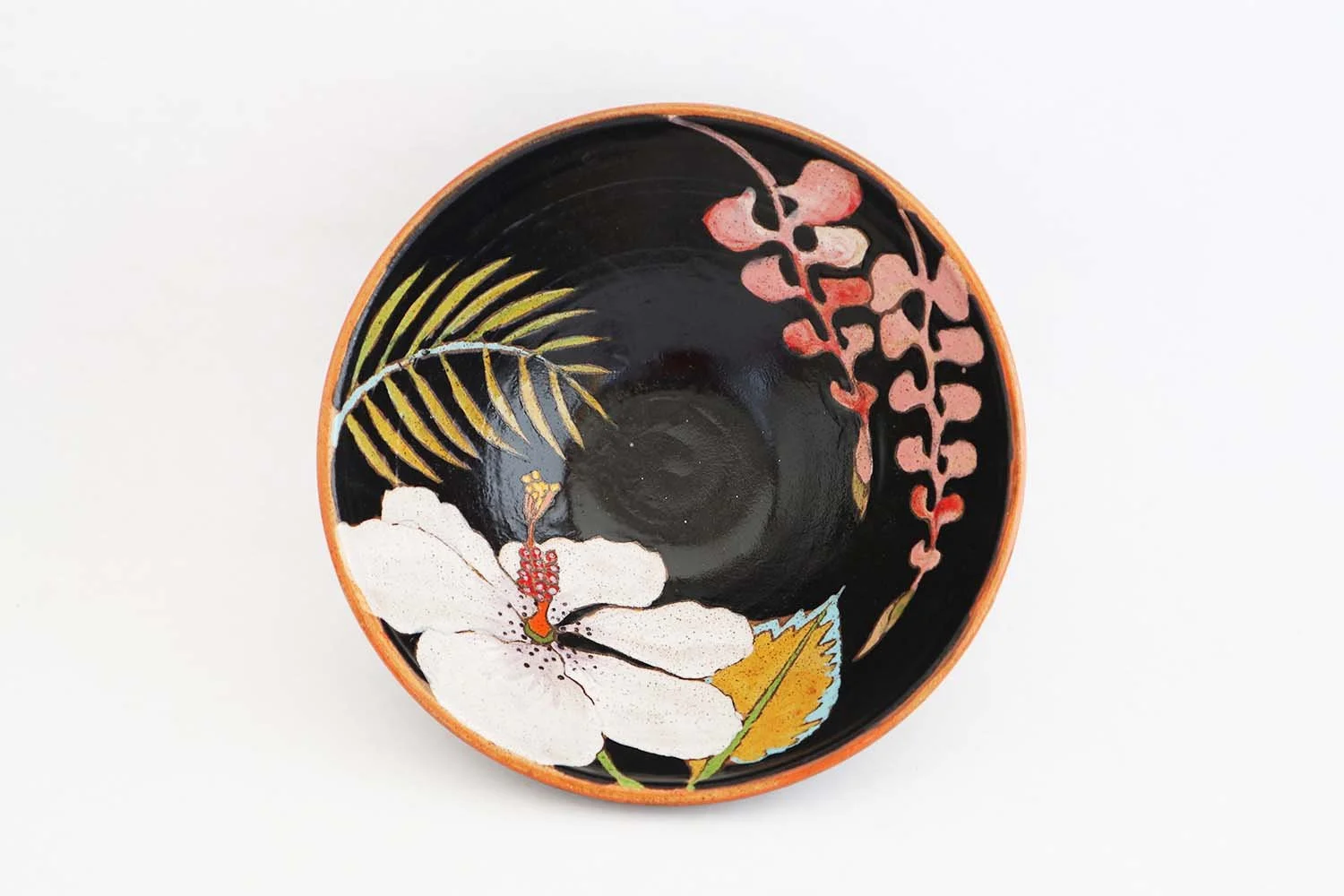 Midnight Garden Small Serving Bowl