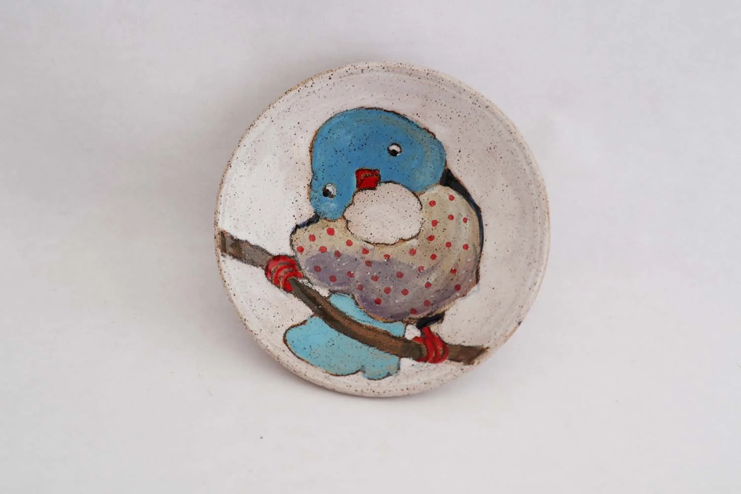 Flowers, Birds, and Berries Salt Dish