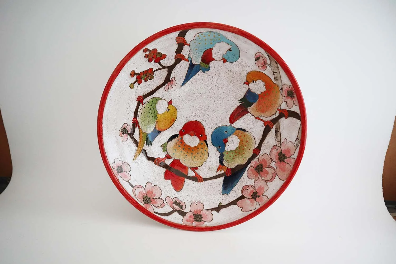 Flowers, Birds, and Berries Medium Serving Bowl