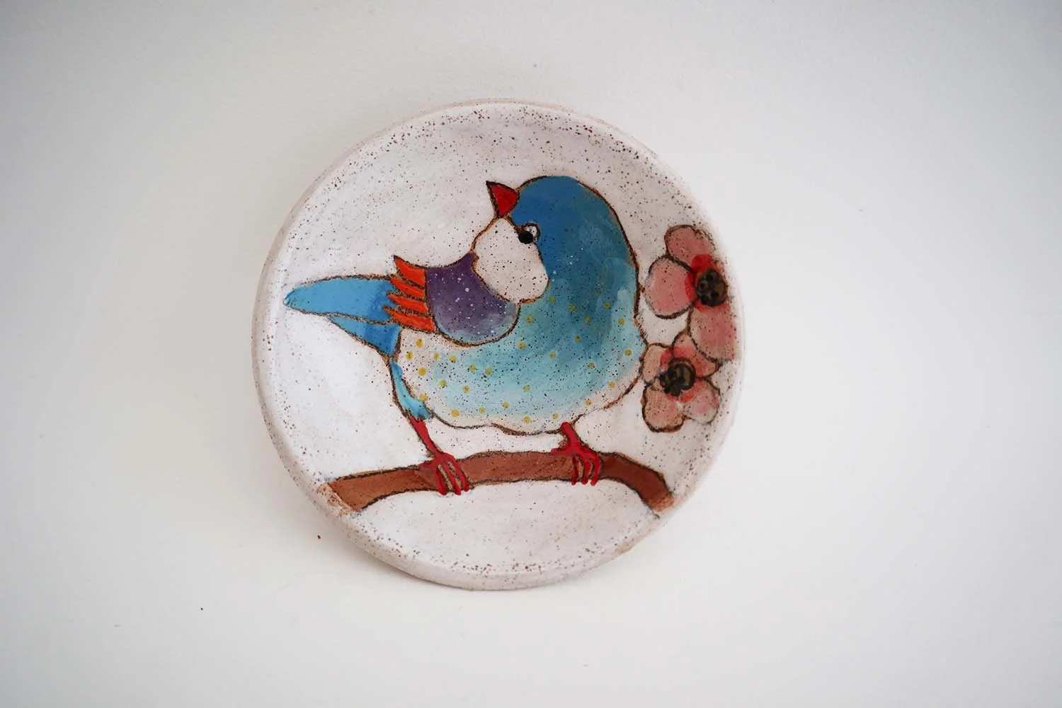 Flowers, Birds, and Berries Salt Dish