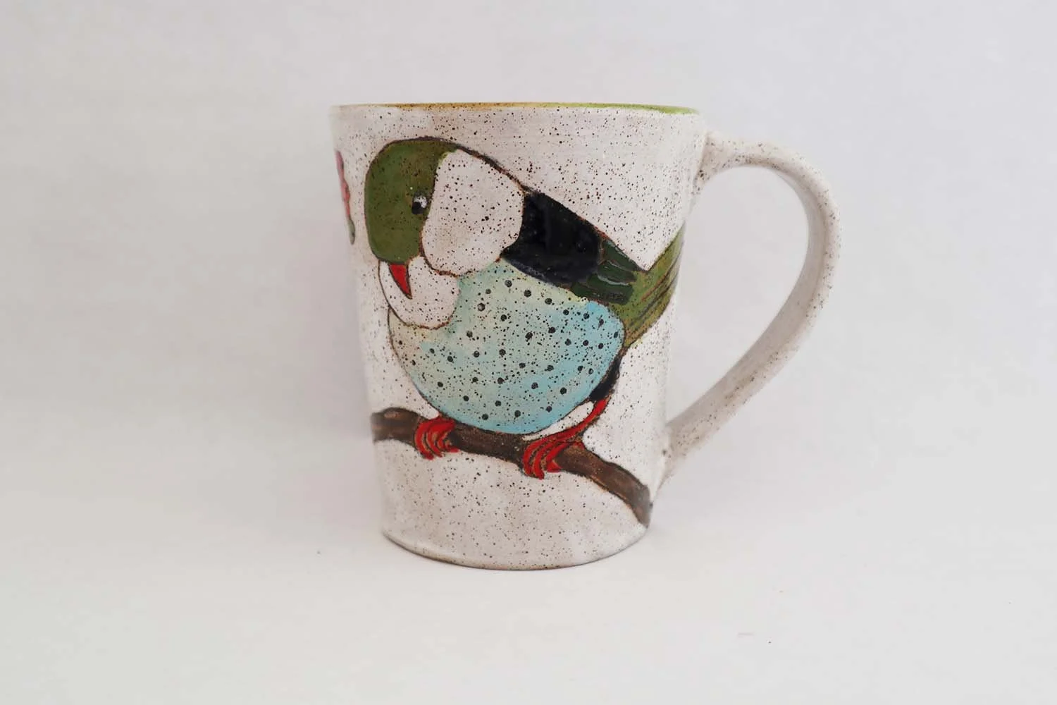 Flowers, Birds, and Berries Mug - IN STOCK